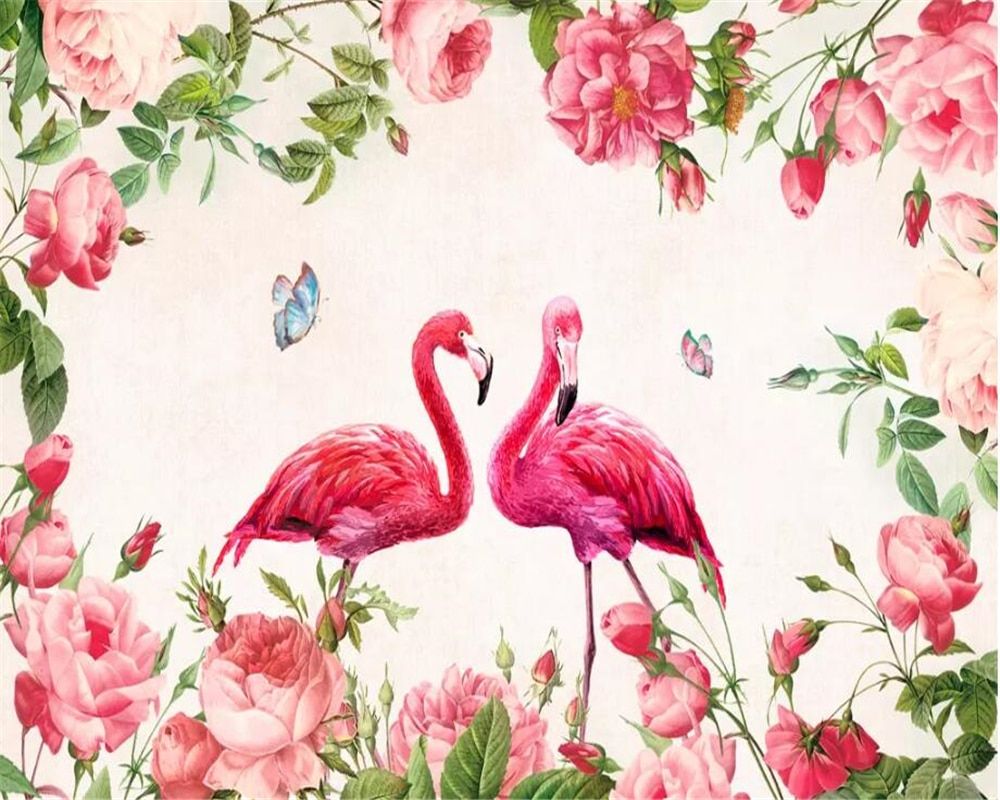 Retro Flamingo Wallpapers