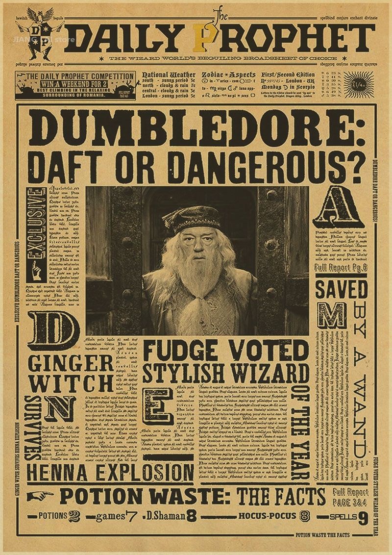 Retro Harry Potter Posters Wallpapers