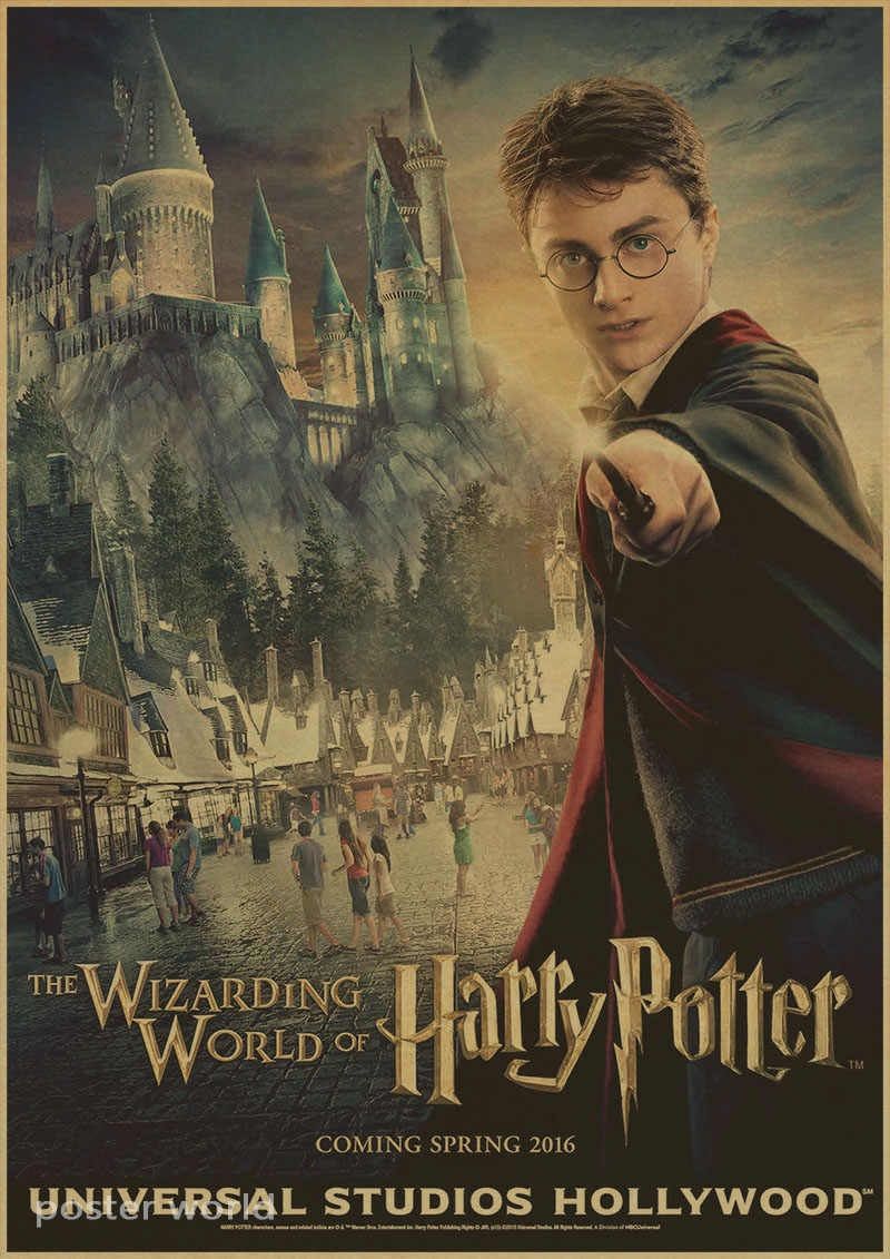 Retro Harry Potter Posters Wallpapers