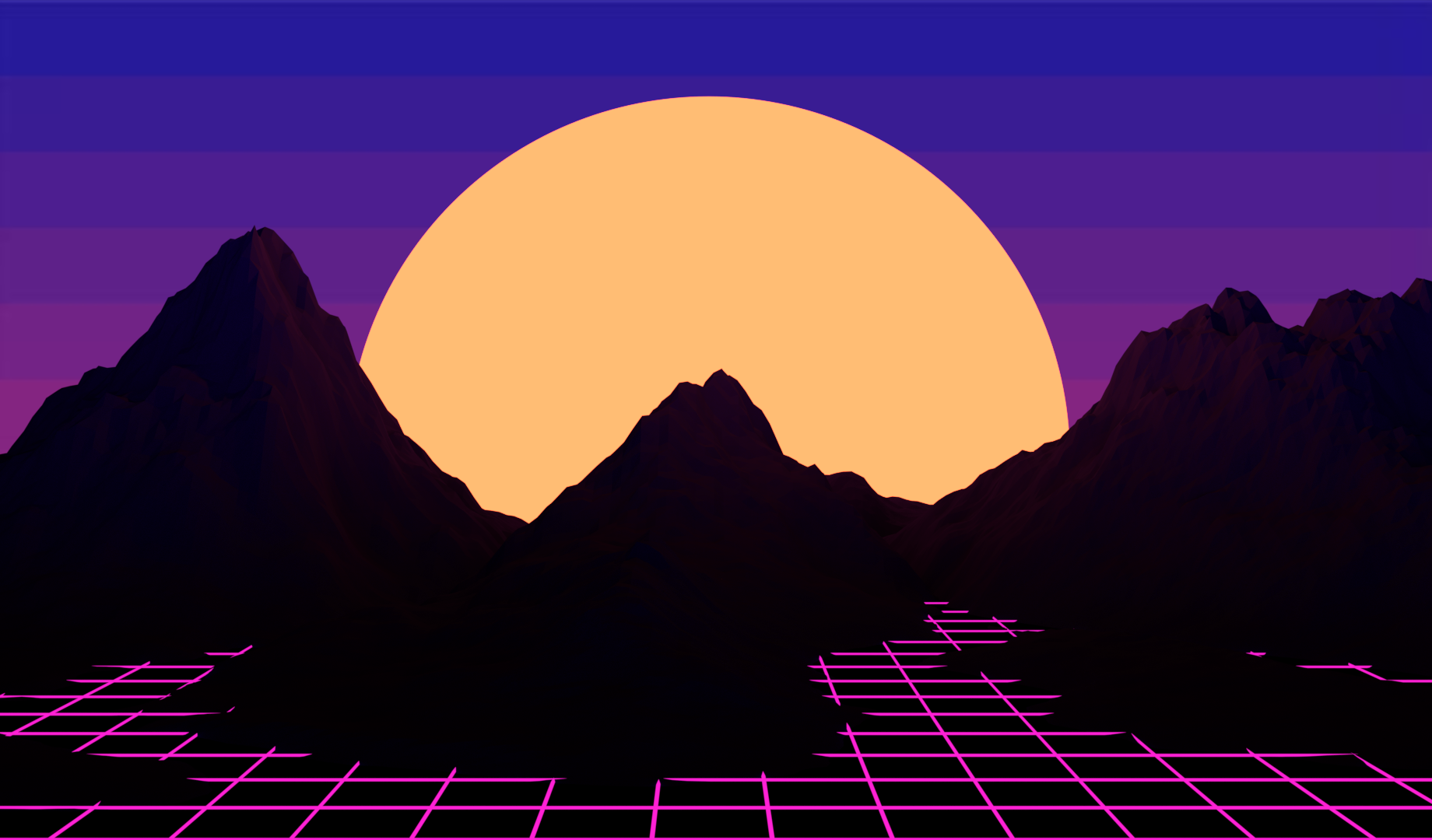 Retro Mountain Wallpapers