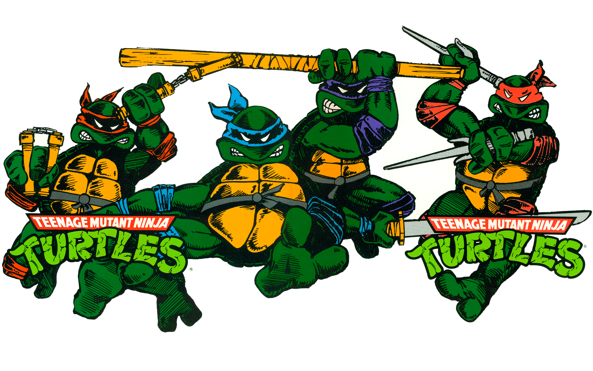 Retro Ninja Turtles Wallpaper Wallpapers