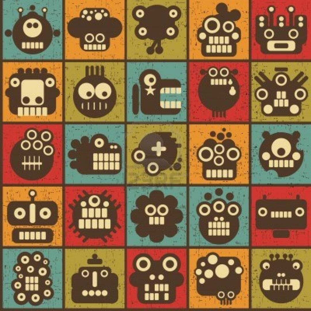 Retro Robot Wallpapers