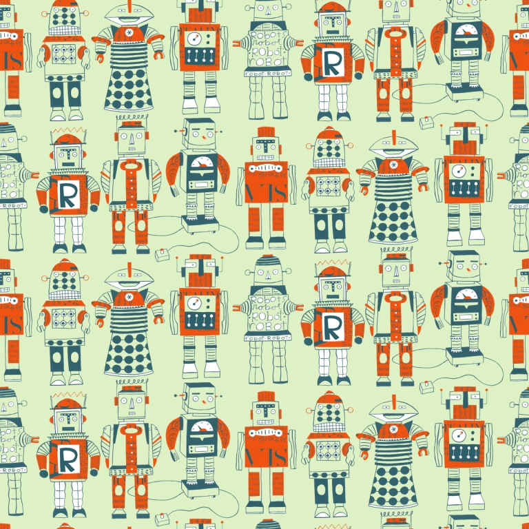 Retro Robot Wallpapers