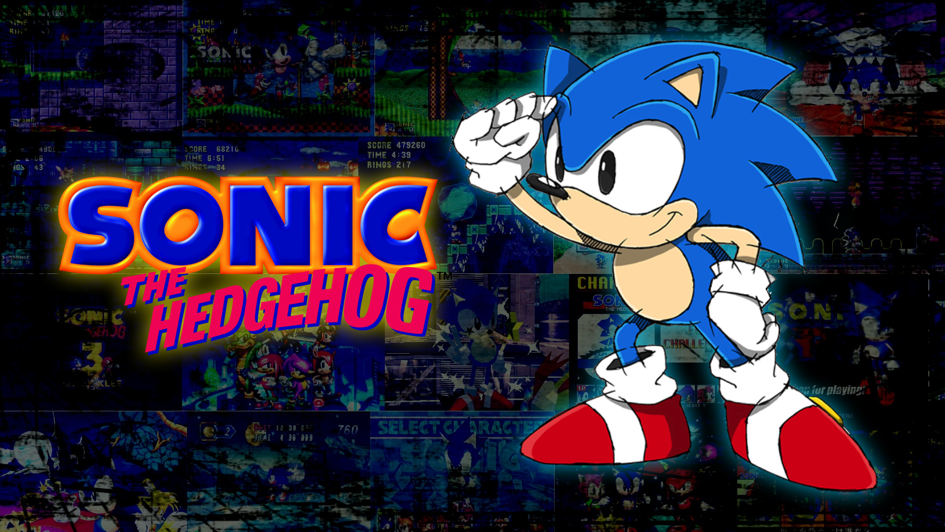 Retro Sonic Characters Wallpapers Wallpapers