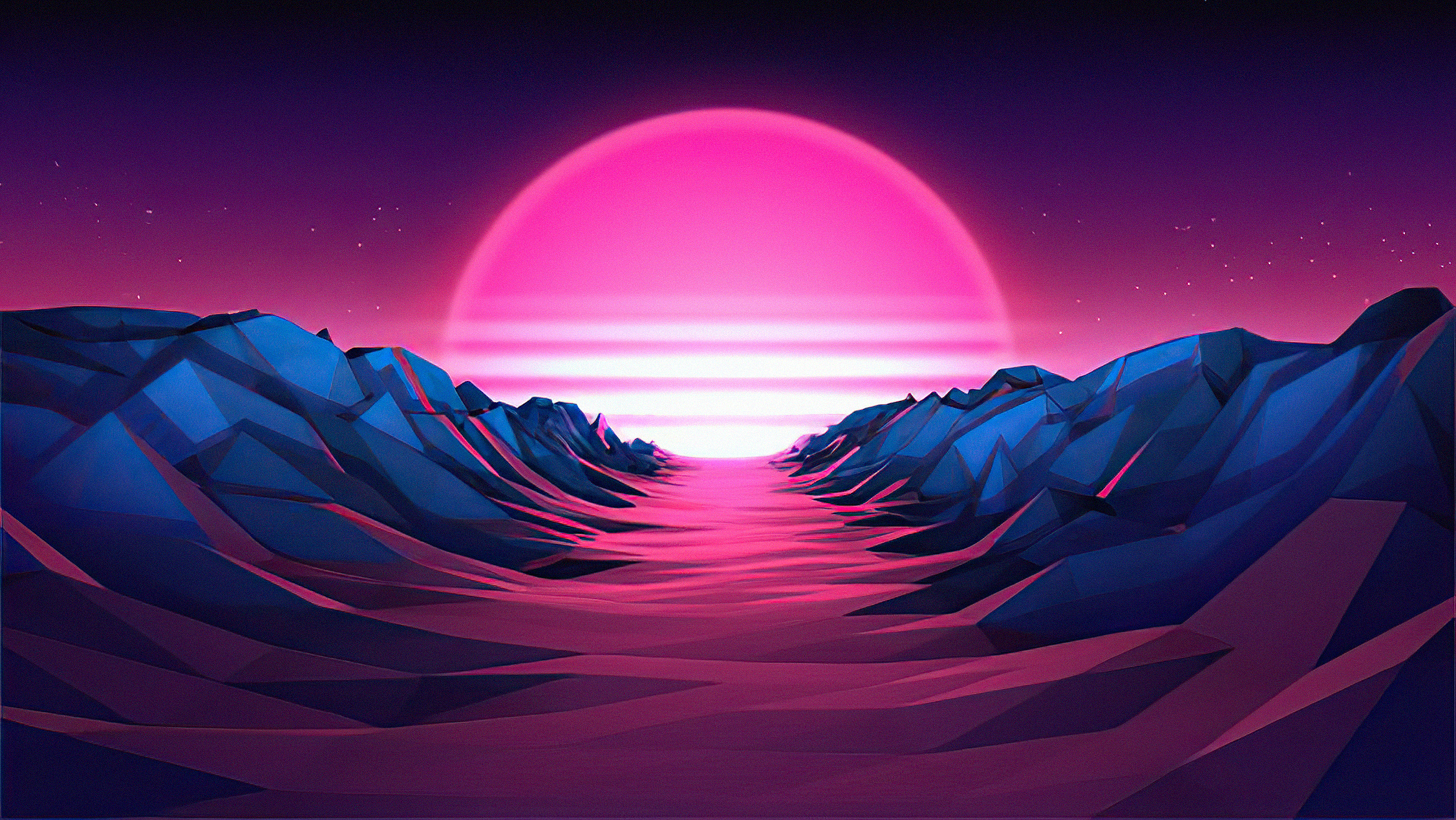 Retro Sunset 1920X1080 Wallpapers Wallpapers