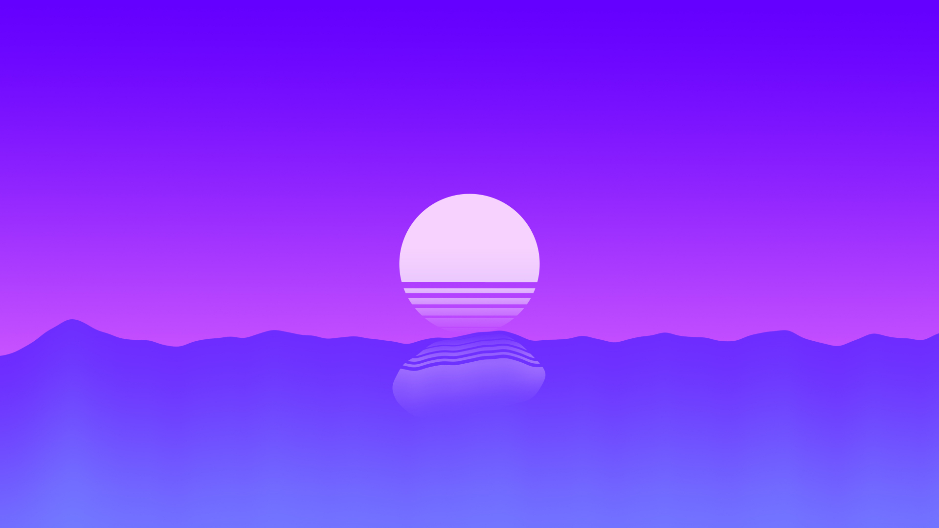 Retro Sunset 1920X1080 Wallpapers Wallpapers