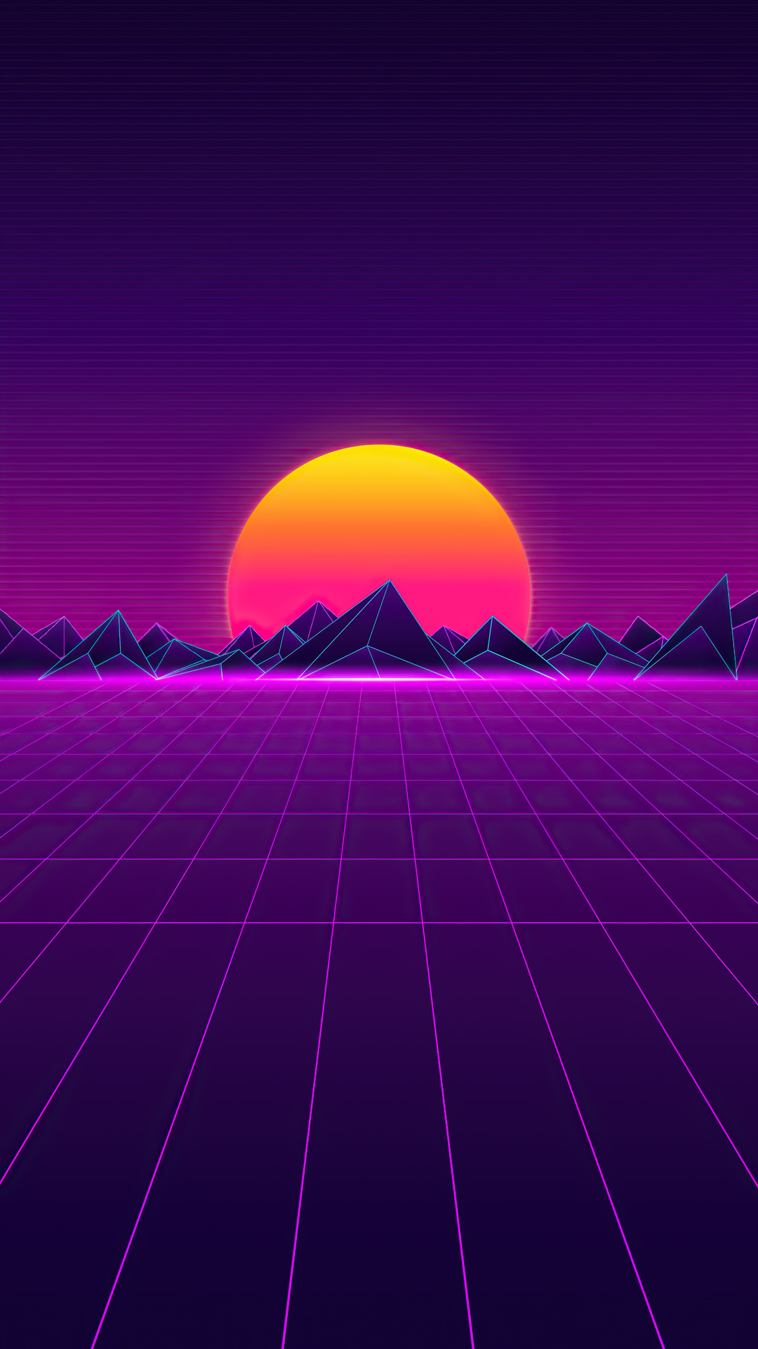 Retro Sunset 4K Wallpapers Wallpapers