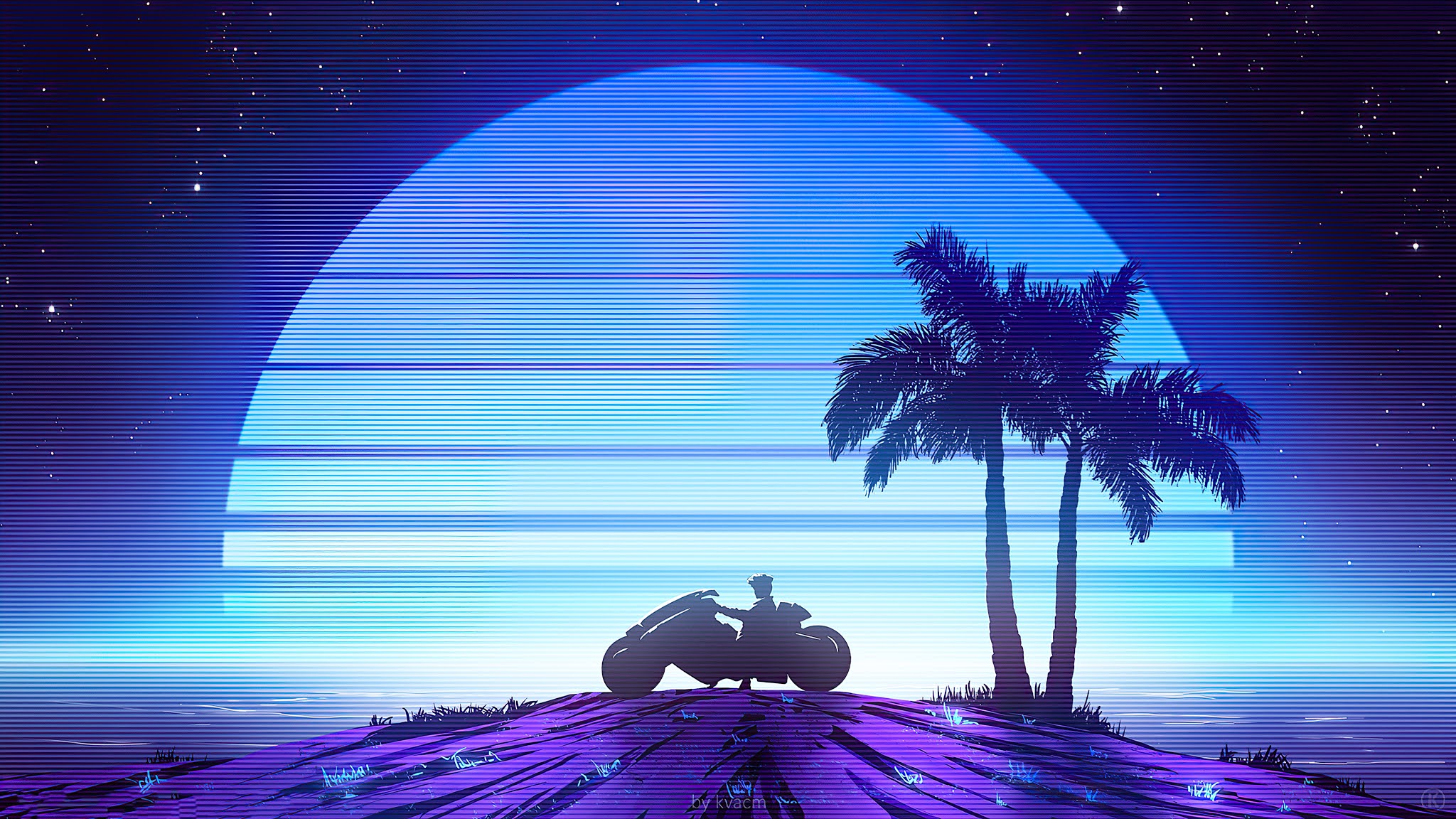 Retro Sunset 4K Wallpapers Wallpapers