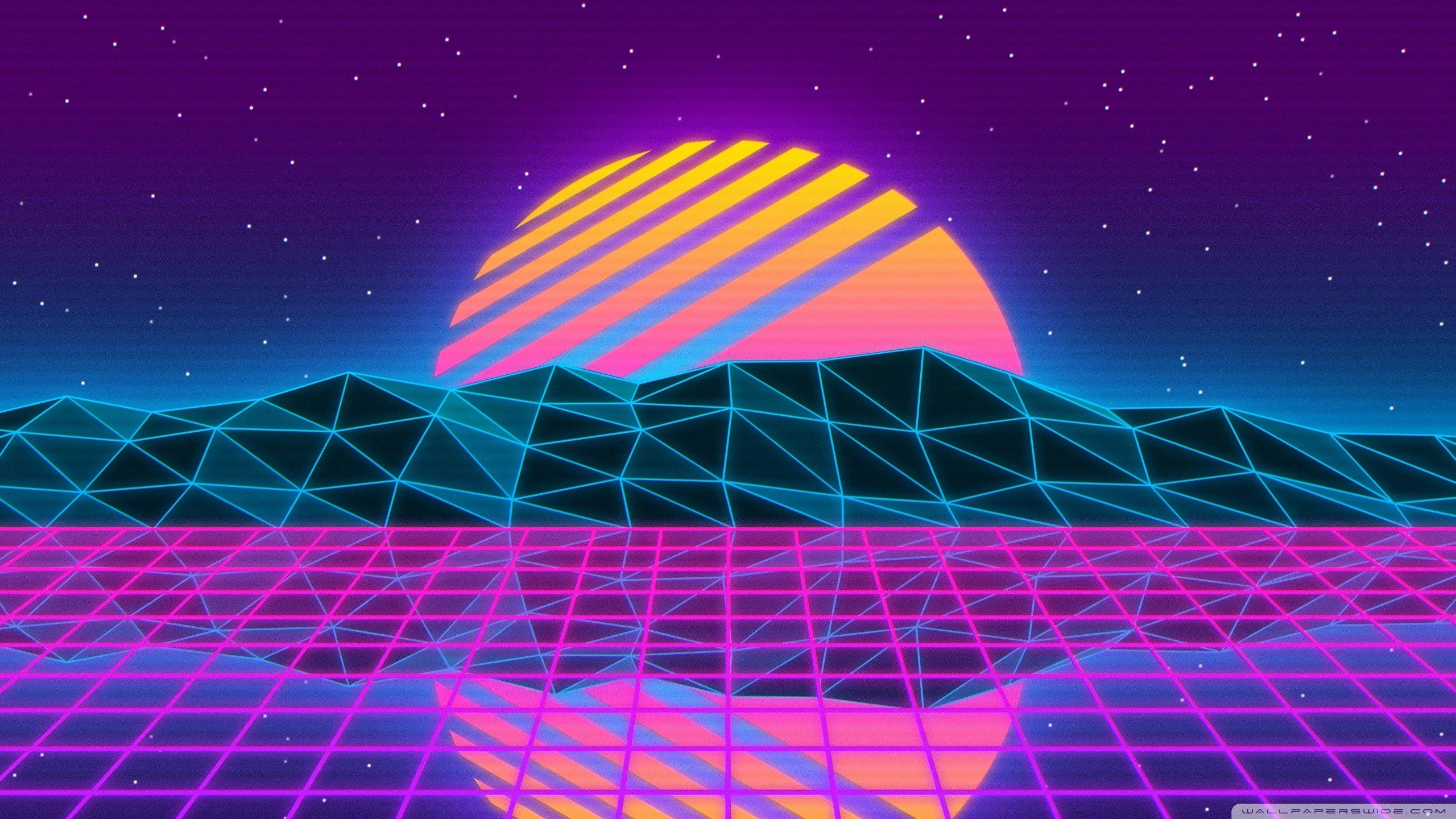 Retro Synthwave Ps4 Wallpapers Wallpapers