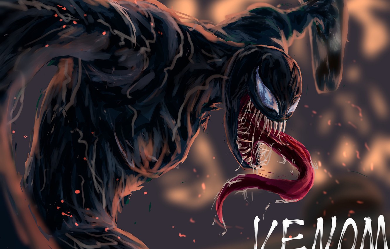 Retro Venom Art Wallpapers