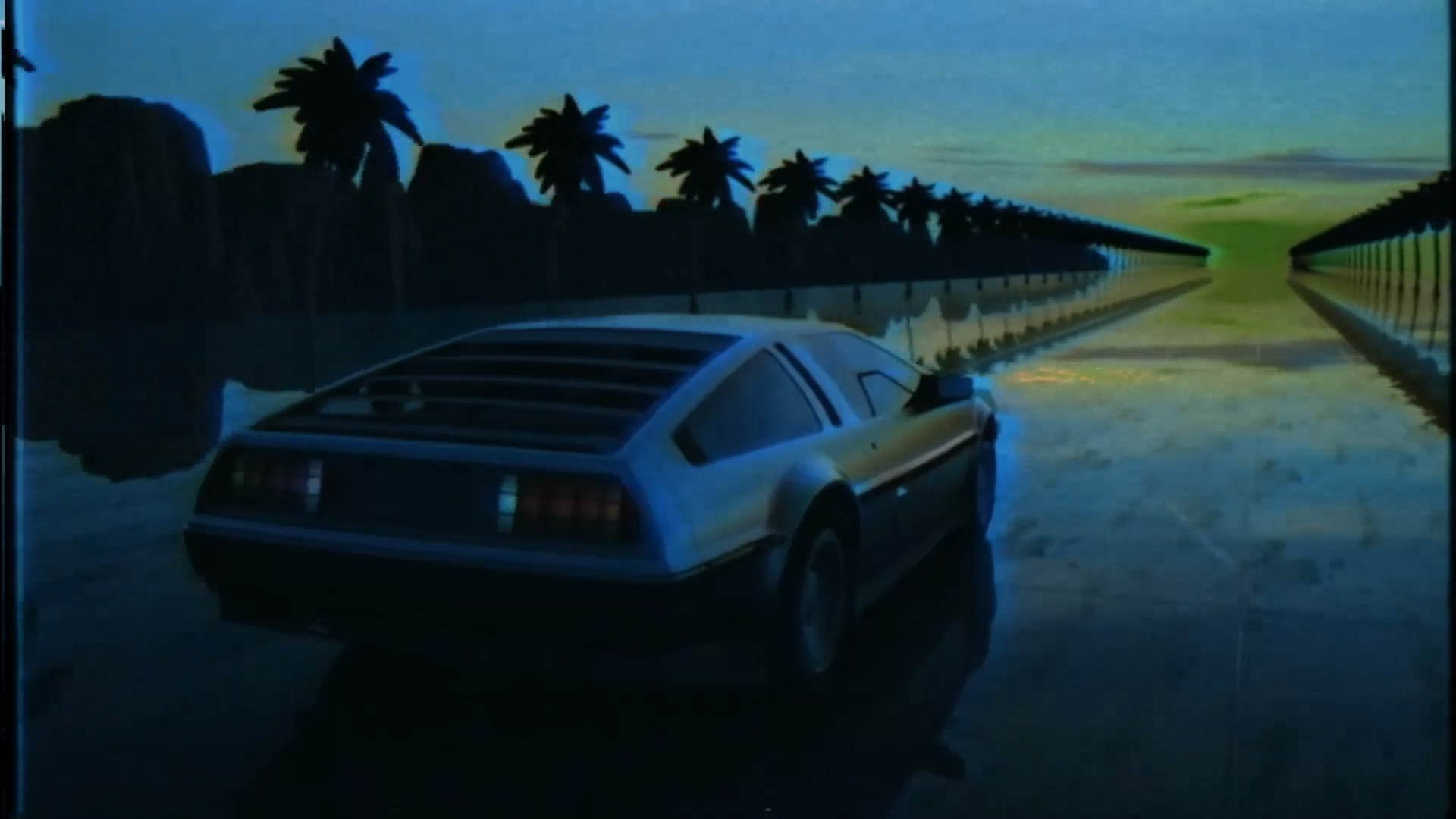 Retrowave Delorean Wallpapers