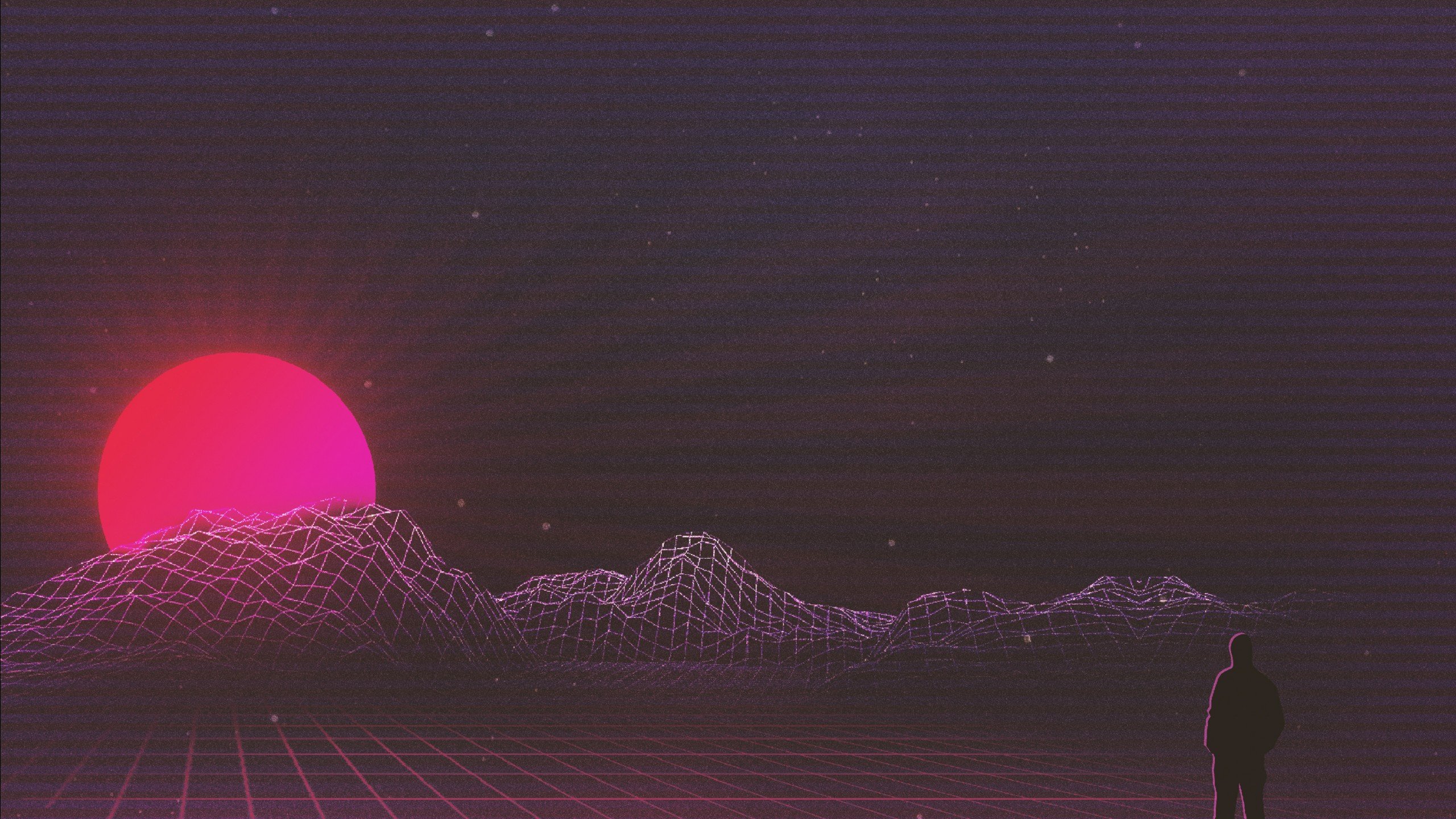 Retrowave Sunset Wallpapers