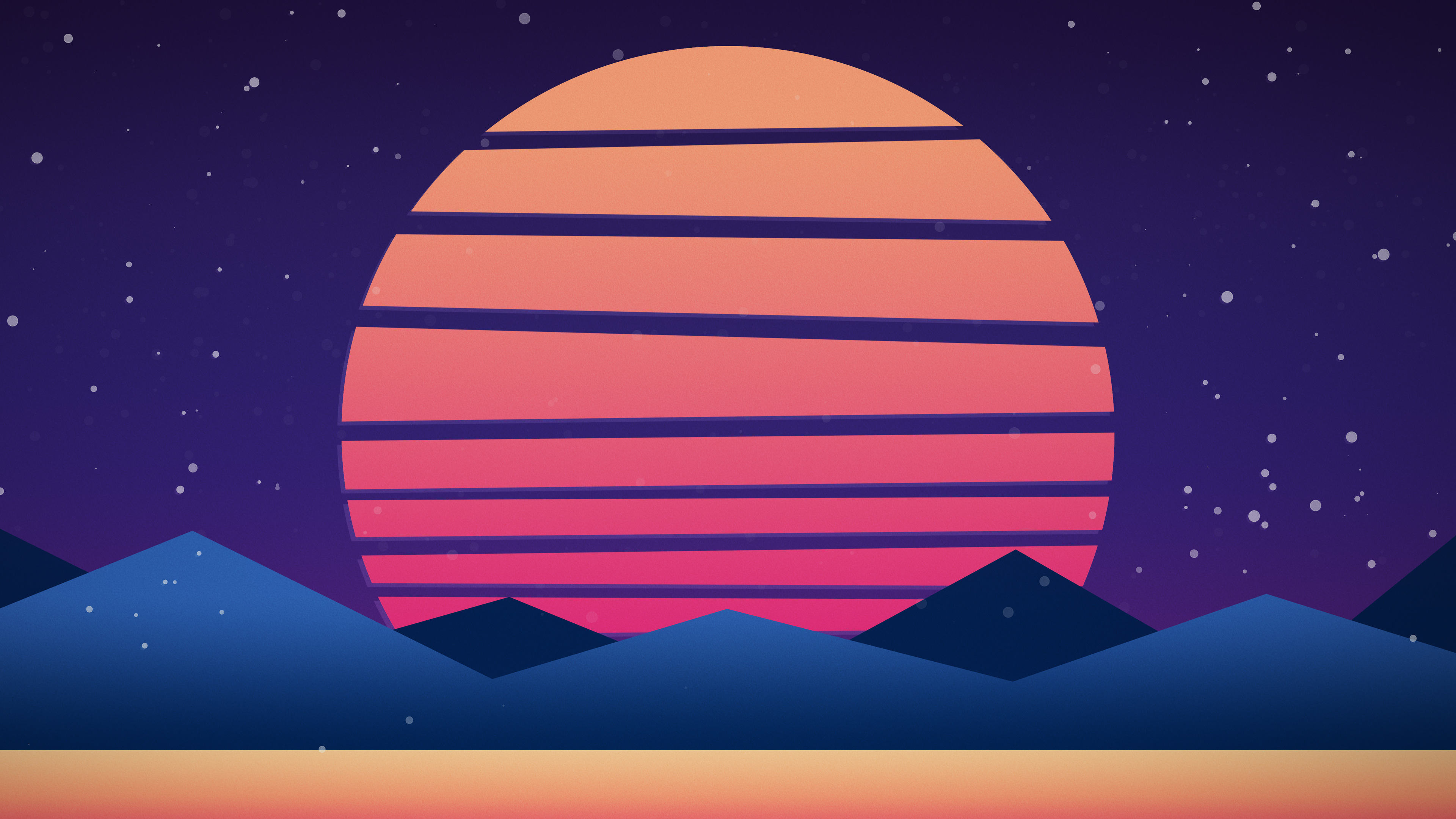 Retrowave Sunset Wallpapers