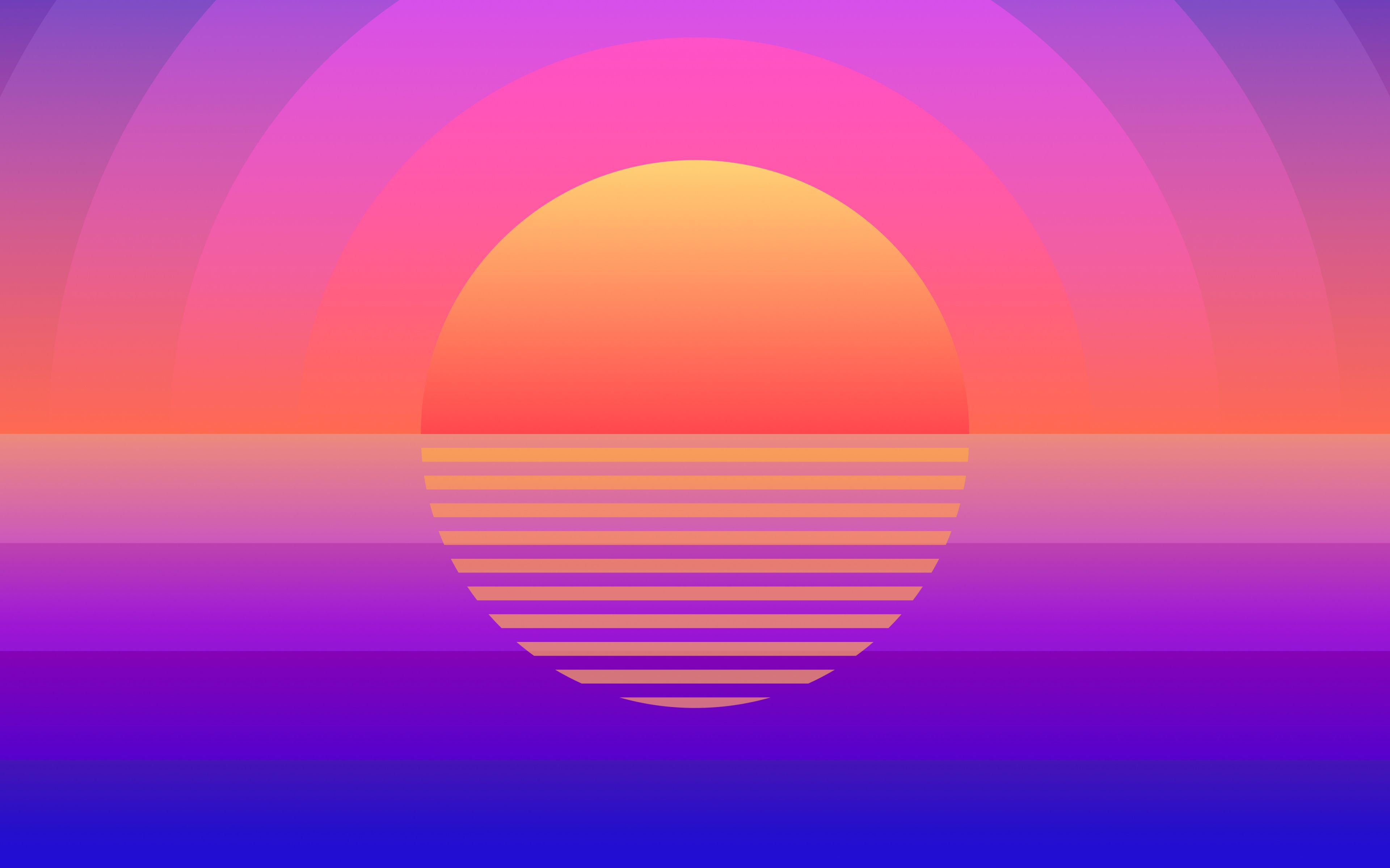 Retrowave Sunset Wallpapers