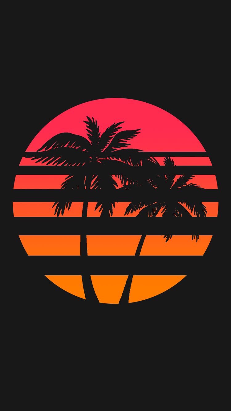 Retrowave Sunset Wallpapers