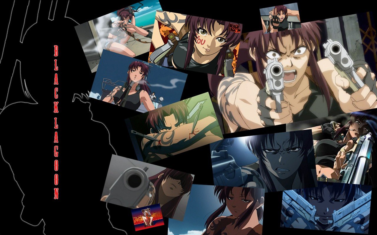 Revy Black Lagoon Minimal Wallpapers