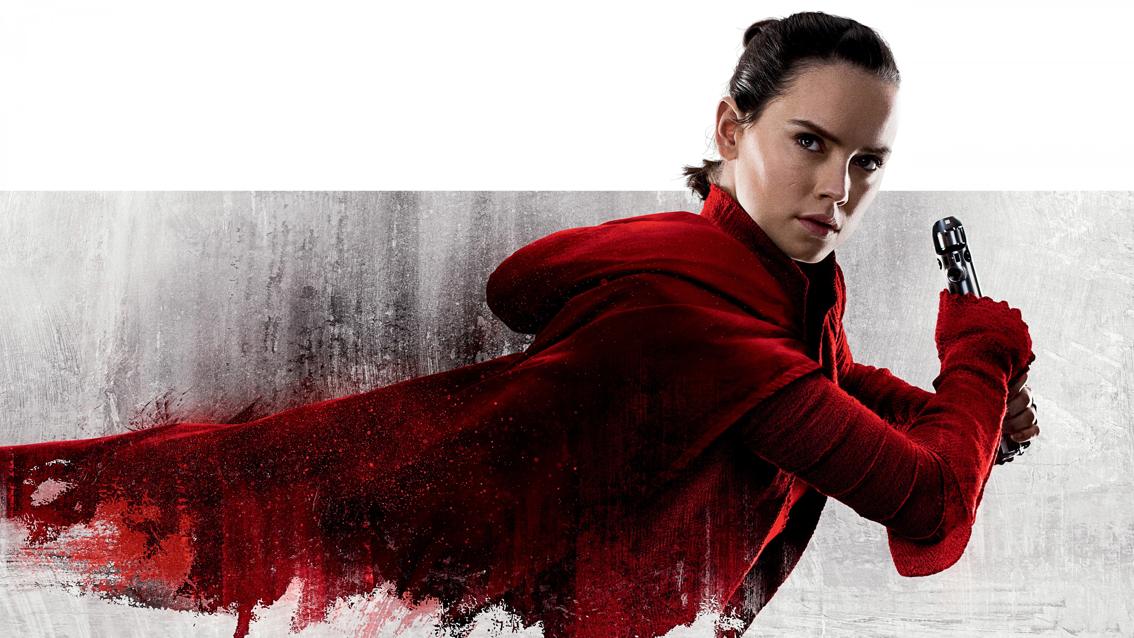 Rey Aka Daisy Ridley In Star Wars The Last Jedi Wallpapers