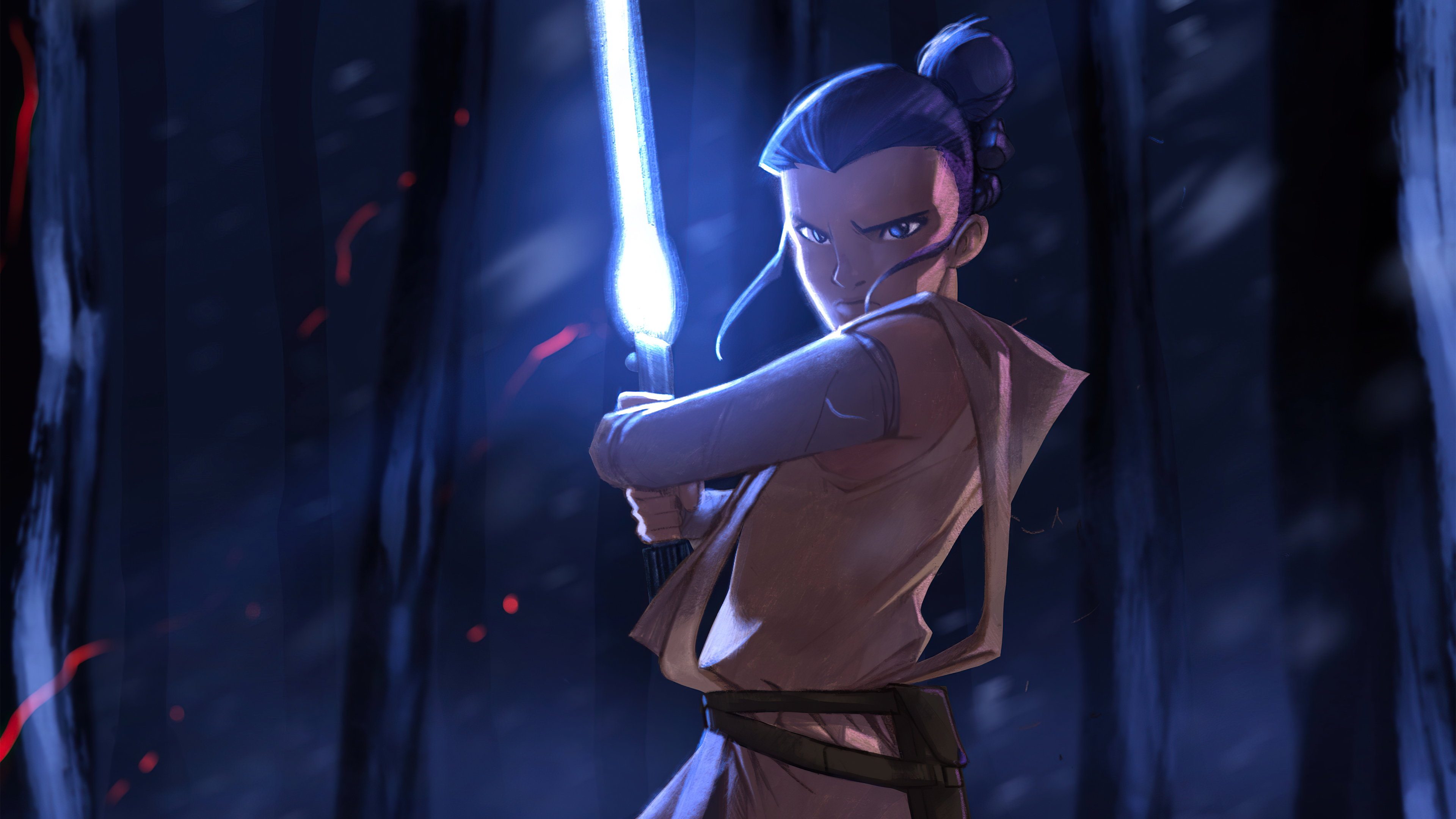 Rey Star Wars Artwork Wallpapers