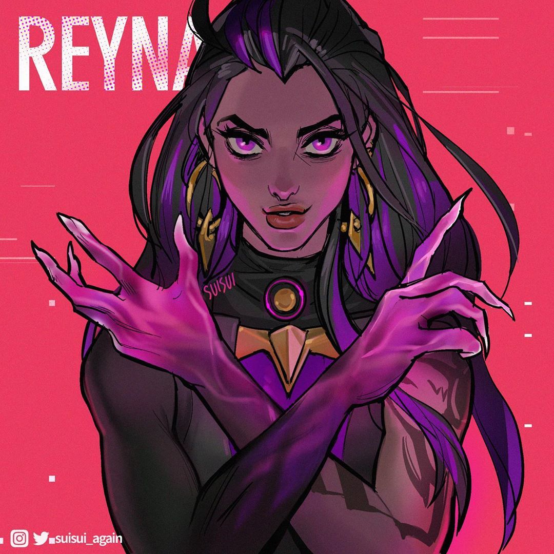 Reyna Cool FanArt Valorant Wallpapers