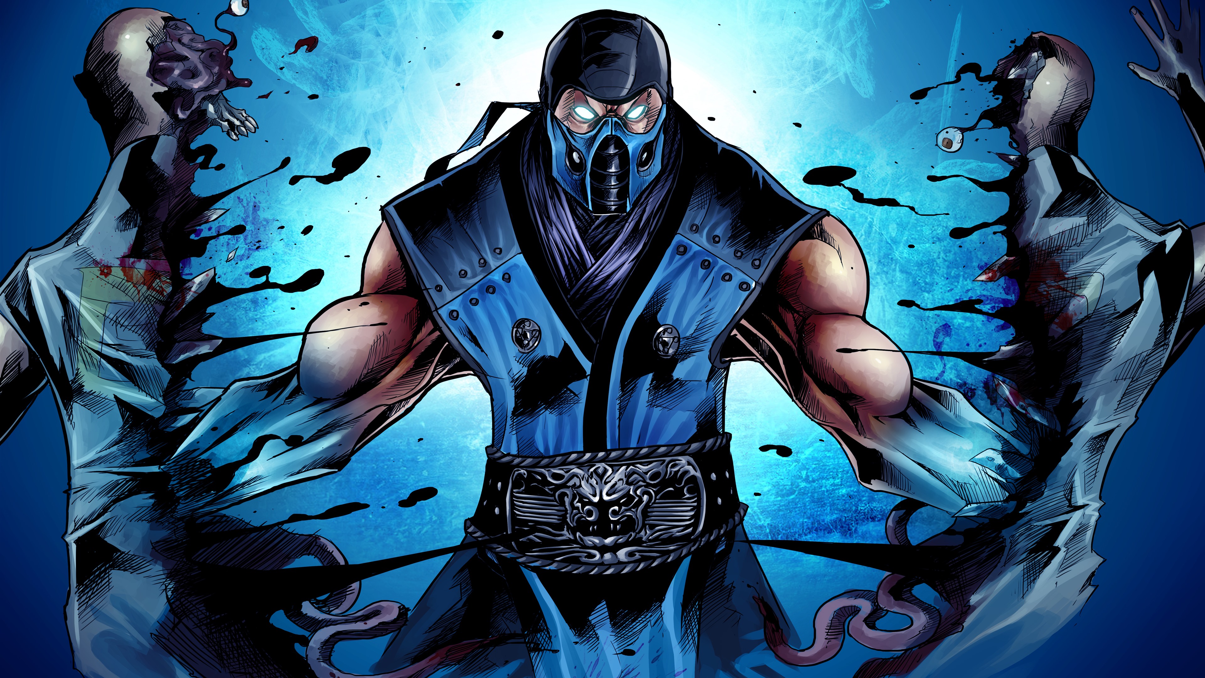 Rhine Mortal Kombat Minimalist Wallpapers