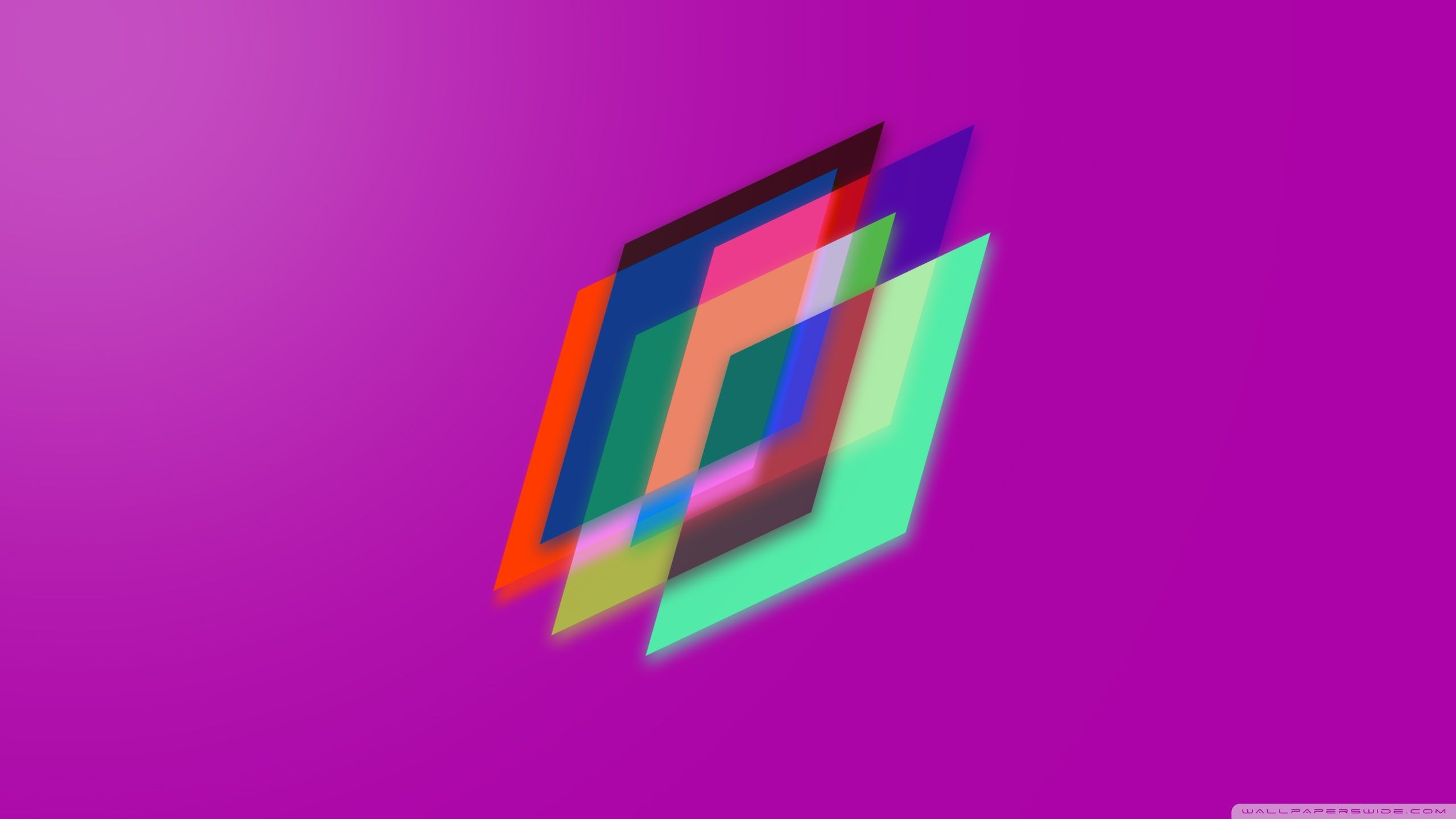 Rhombus Colorful Shapes Wallpapers