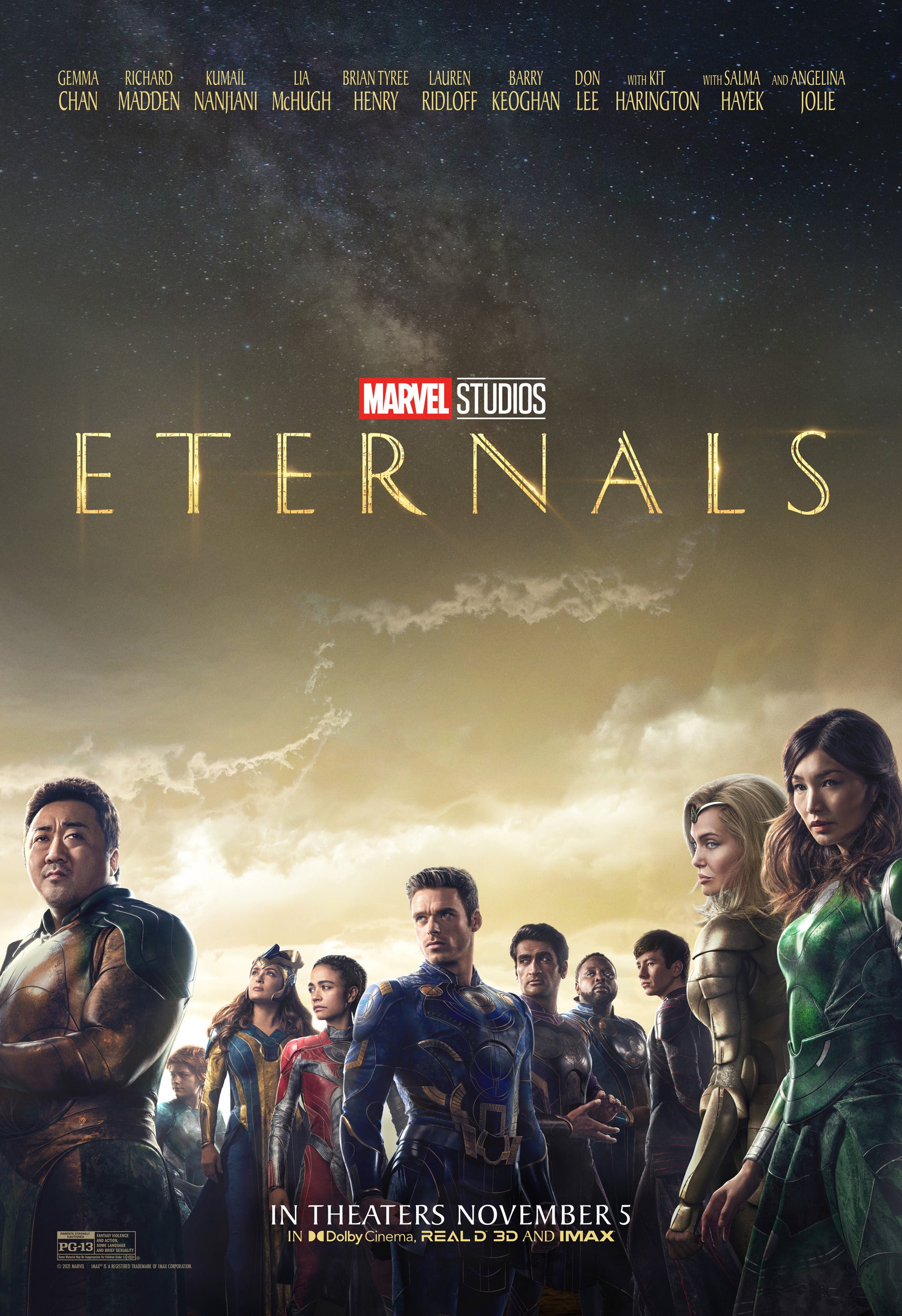 Richard Madden And Gemma Chan Eternals Movie Wallpapers