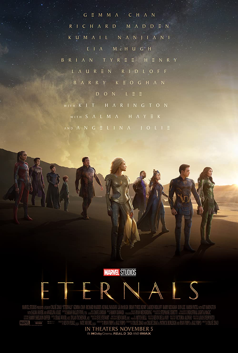 Richard Madden And Gemma Chan Eternals Movie Wallpapers