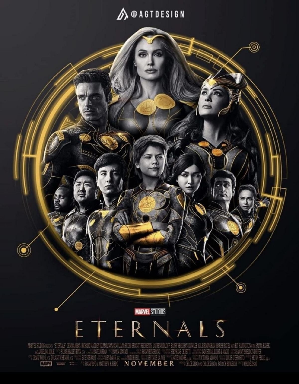 Richard Madden And Gemma Chan Eternals Movie Wallpapers