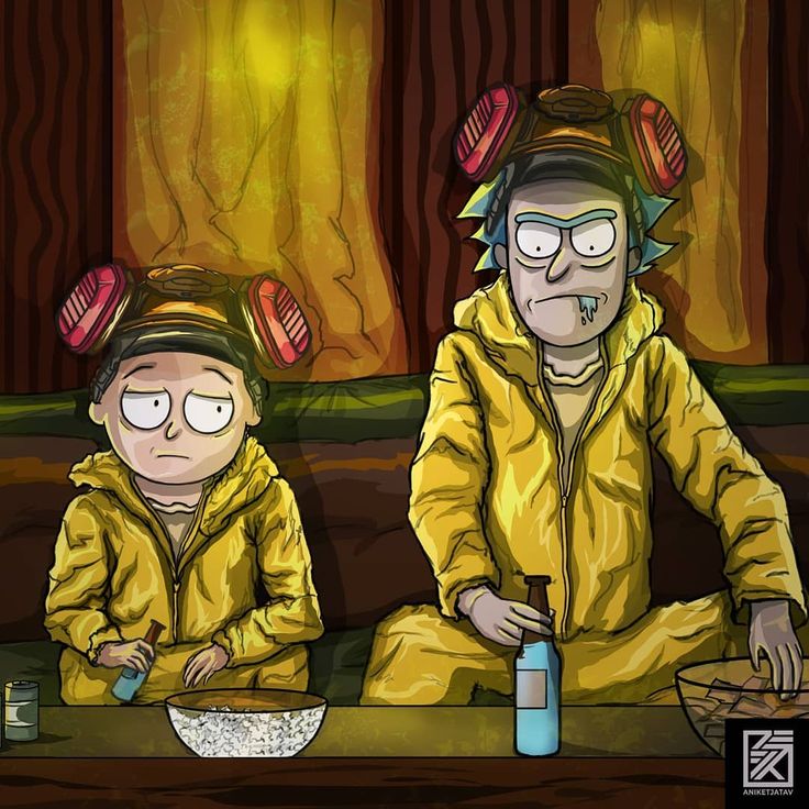 Rick &Amp; Morty X Breaking Bad Wallpapers