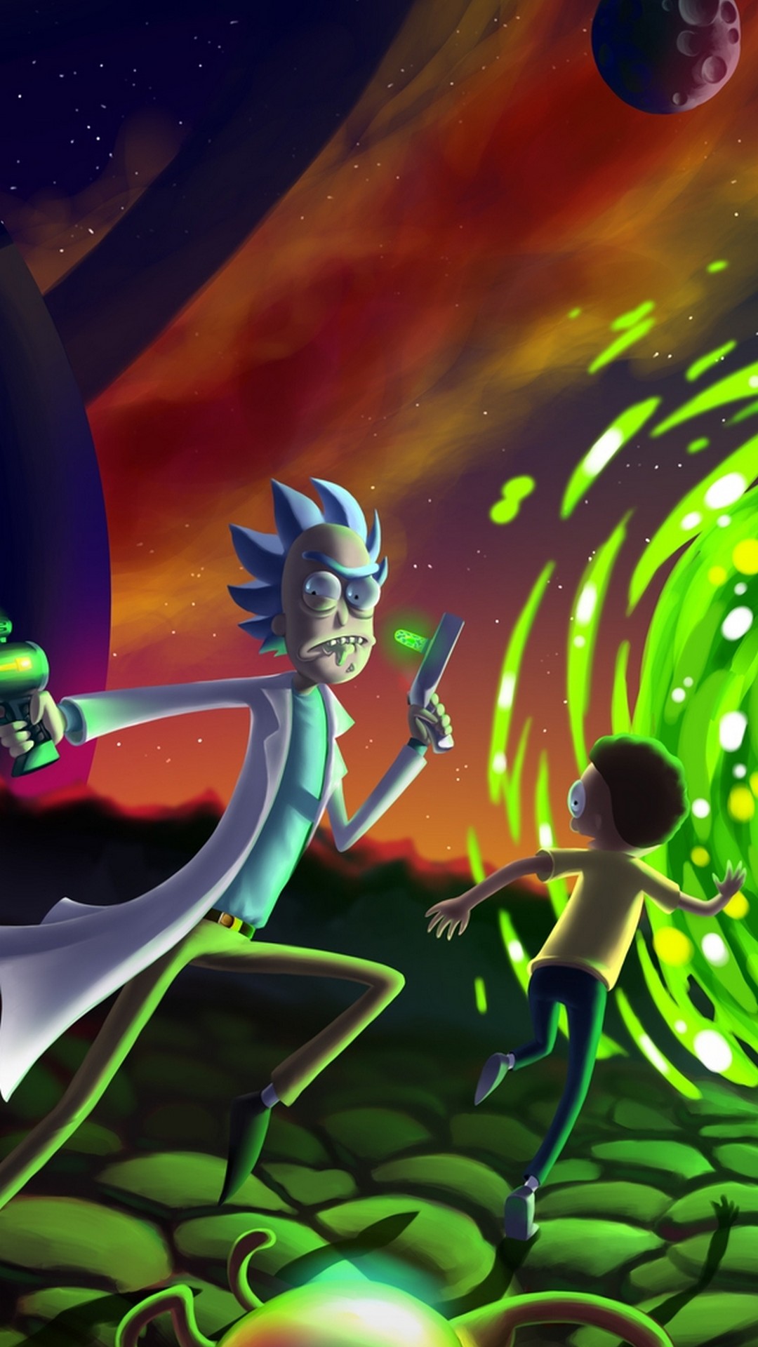 Rick And Morty 4K Android Wallpapers