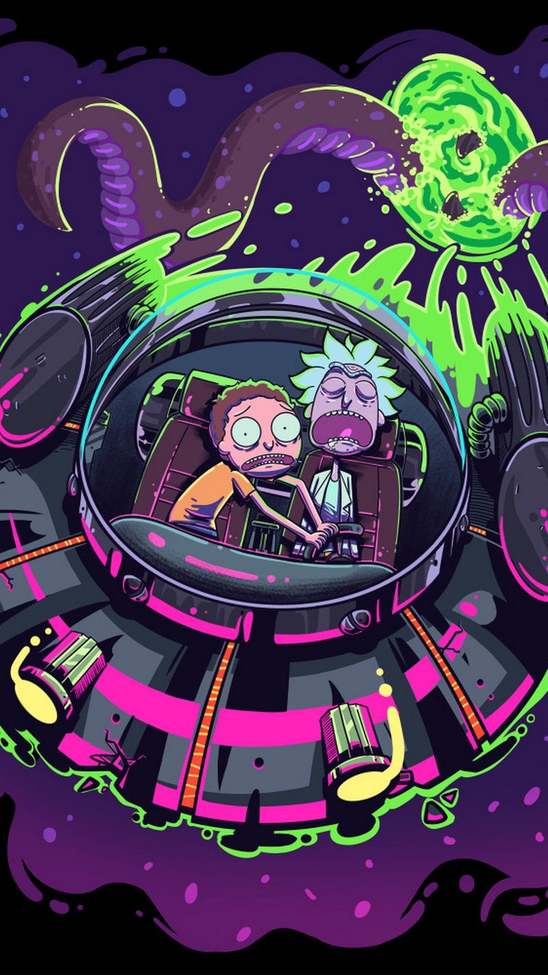 Rick And Morty 4K Iphone 1080X1920 Wallpapers