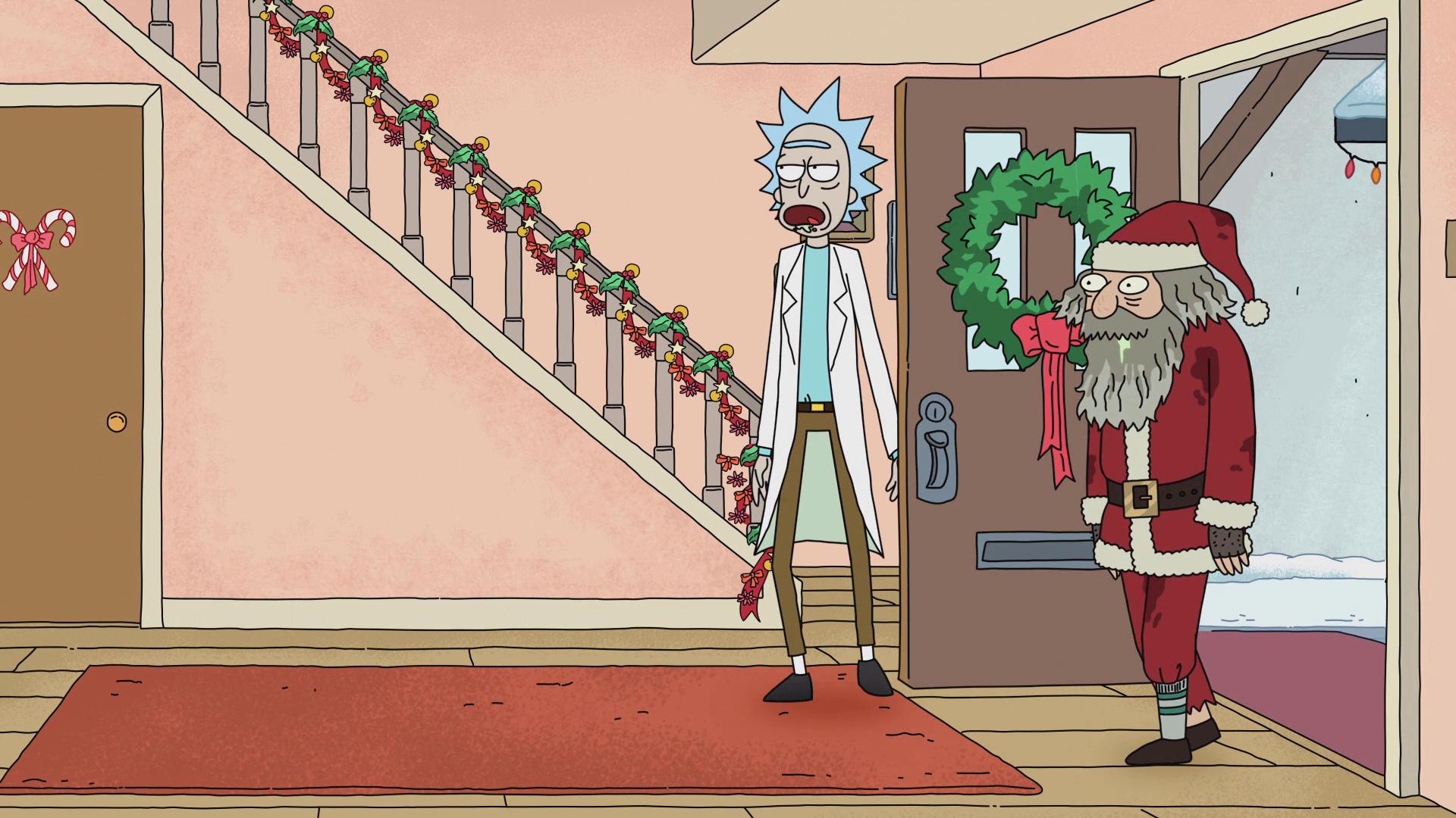 Rick And Morty Christmas Wallpapers