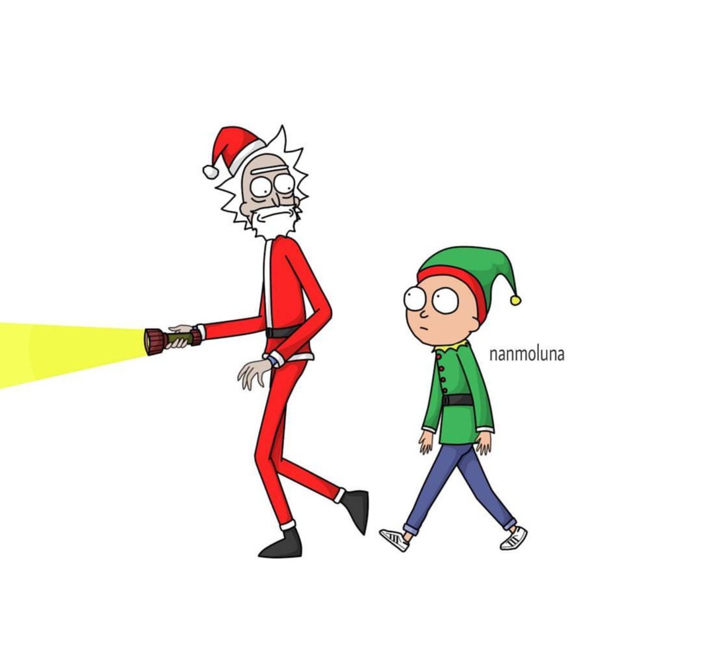 Rick And Morty Christmas Wallpapers