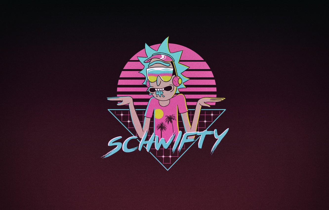 Rick And Morty Dark Minimalistic Wallpapers