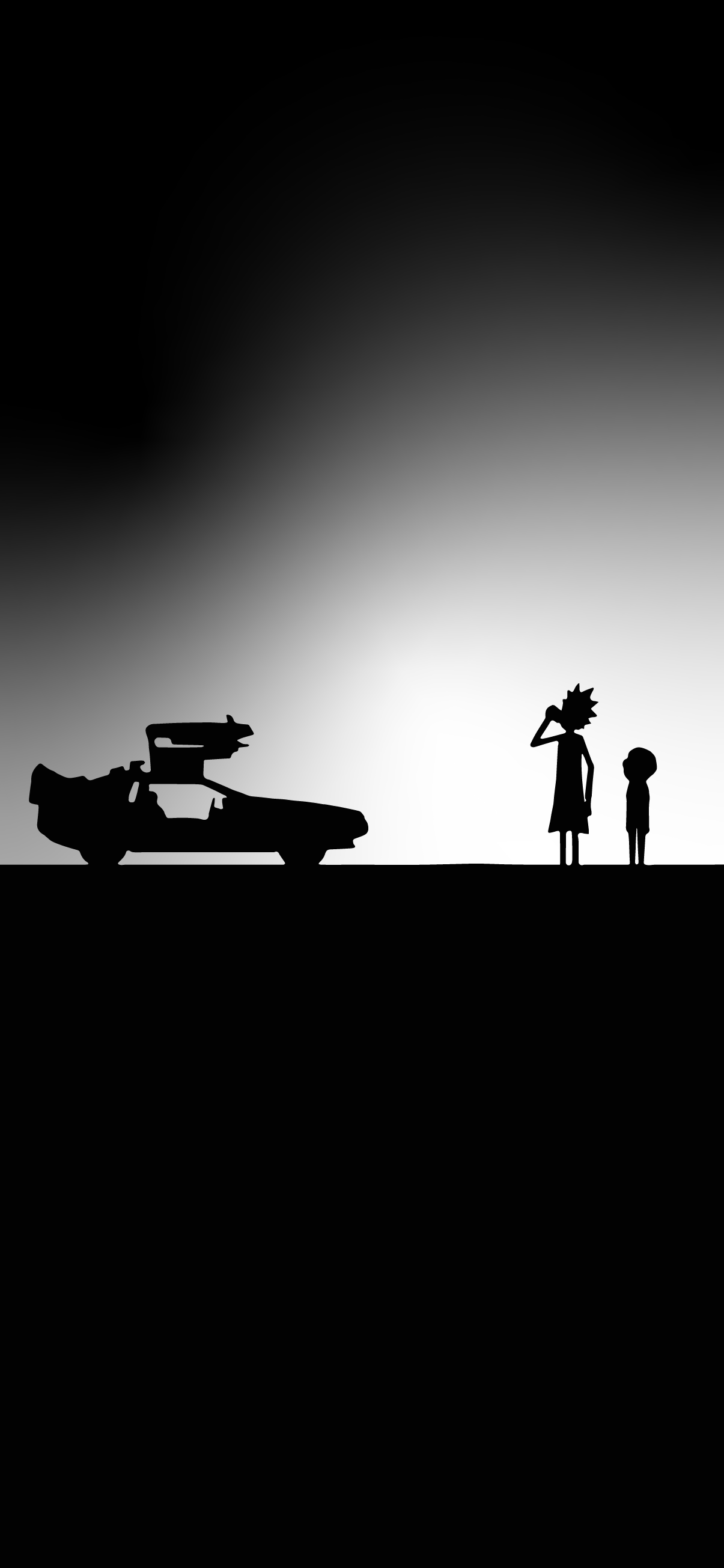 Rick And Morty Dark Minimalistic Wallpapers