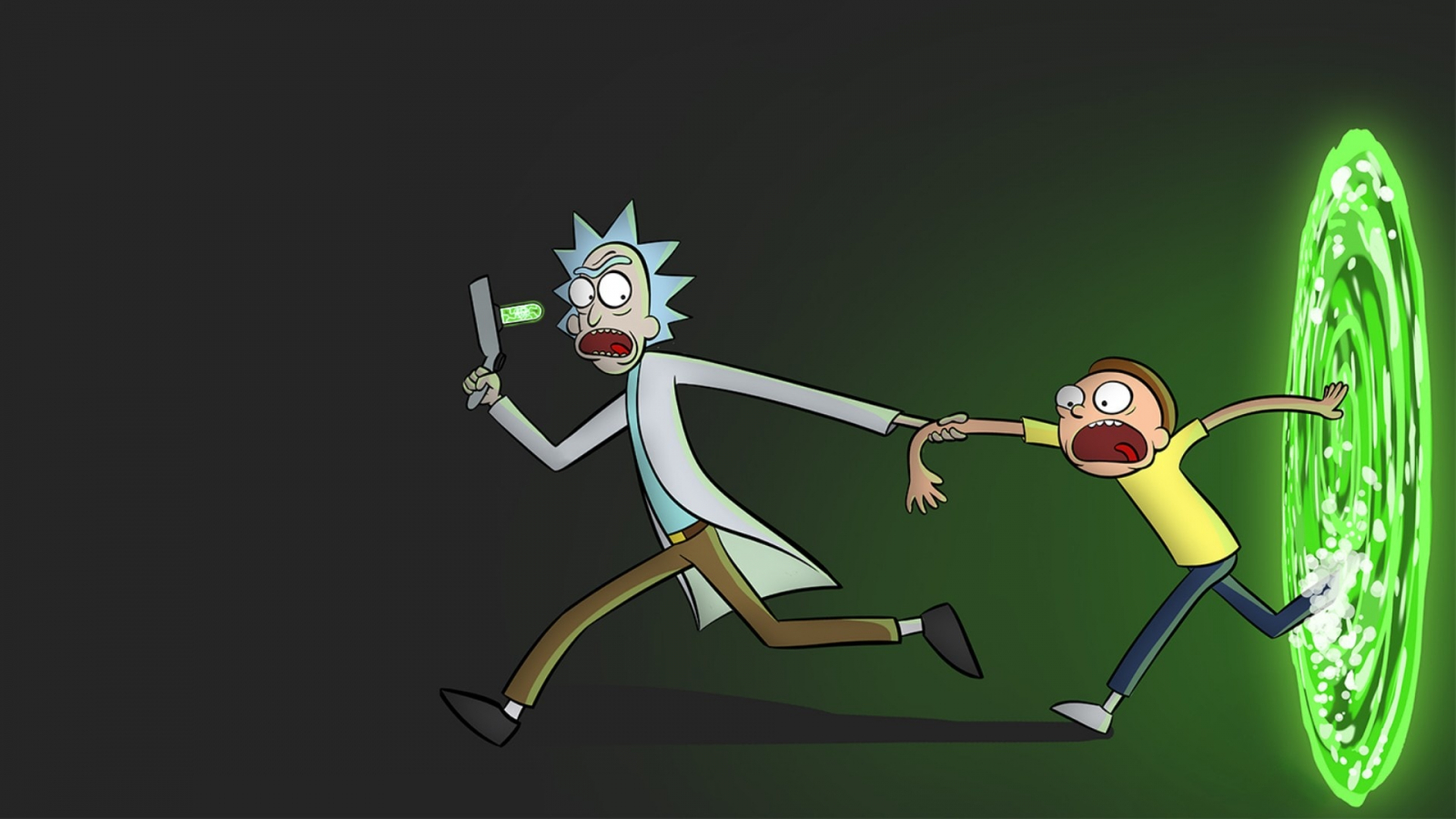 Rick And Morty Dual Screen Wallpapers