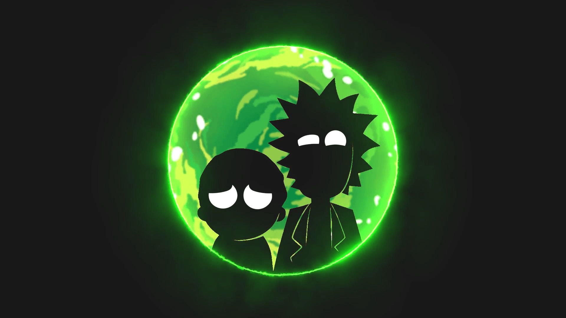 Rick And Morty Fighting With Aliens Wallpapers