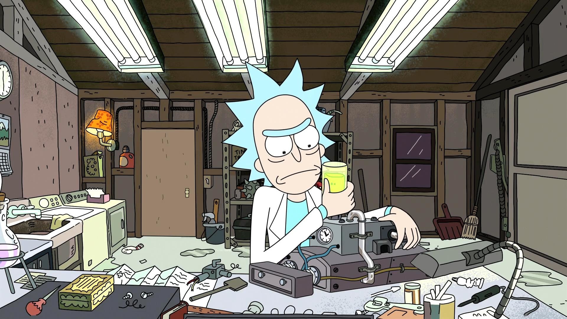 Rick And Morty Garage Wallpapers