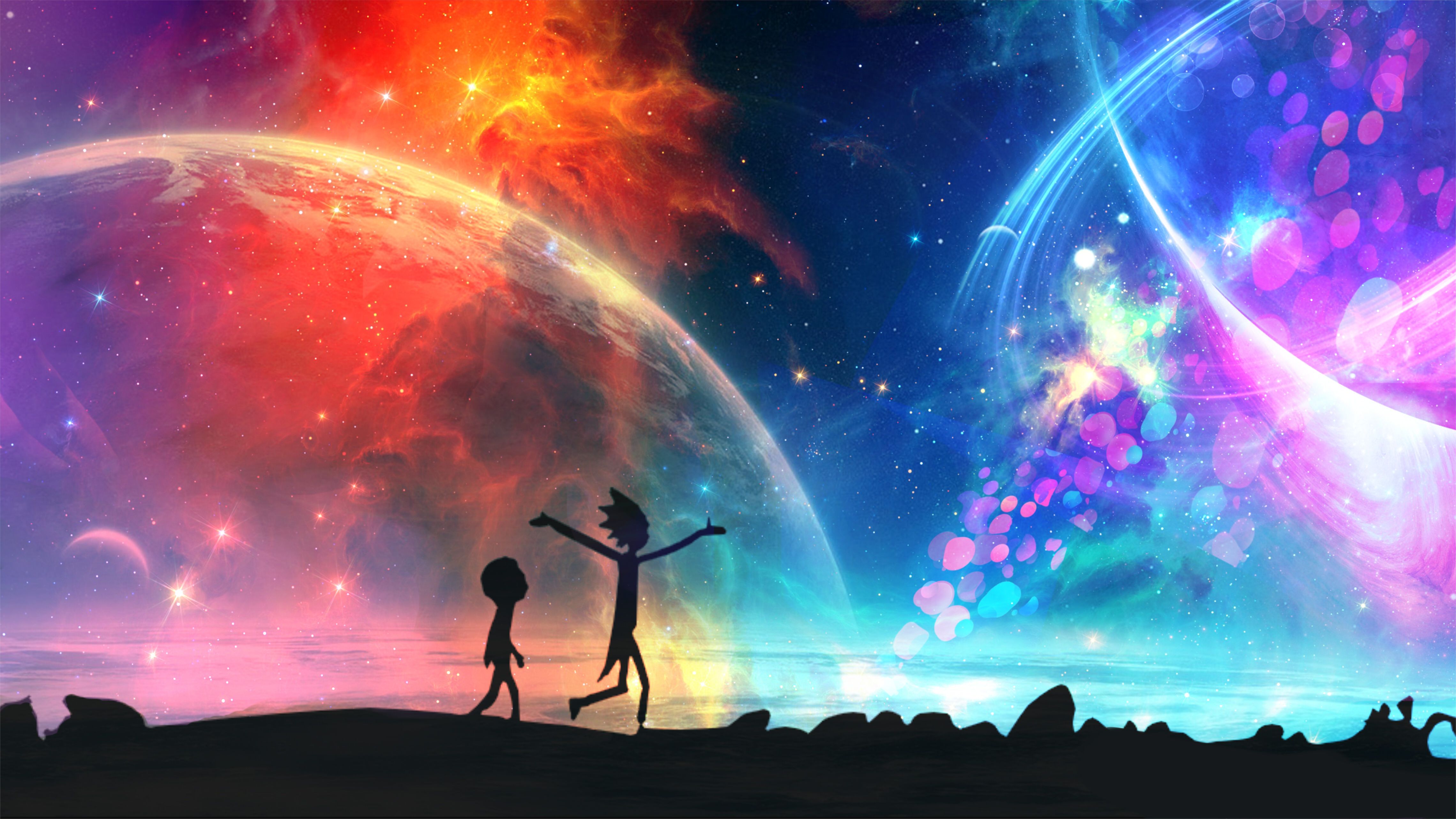 Rick And Morty In Outer Space Wallpapers