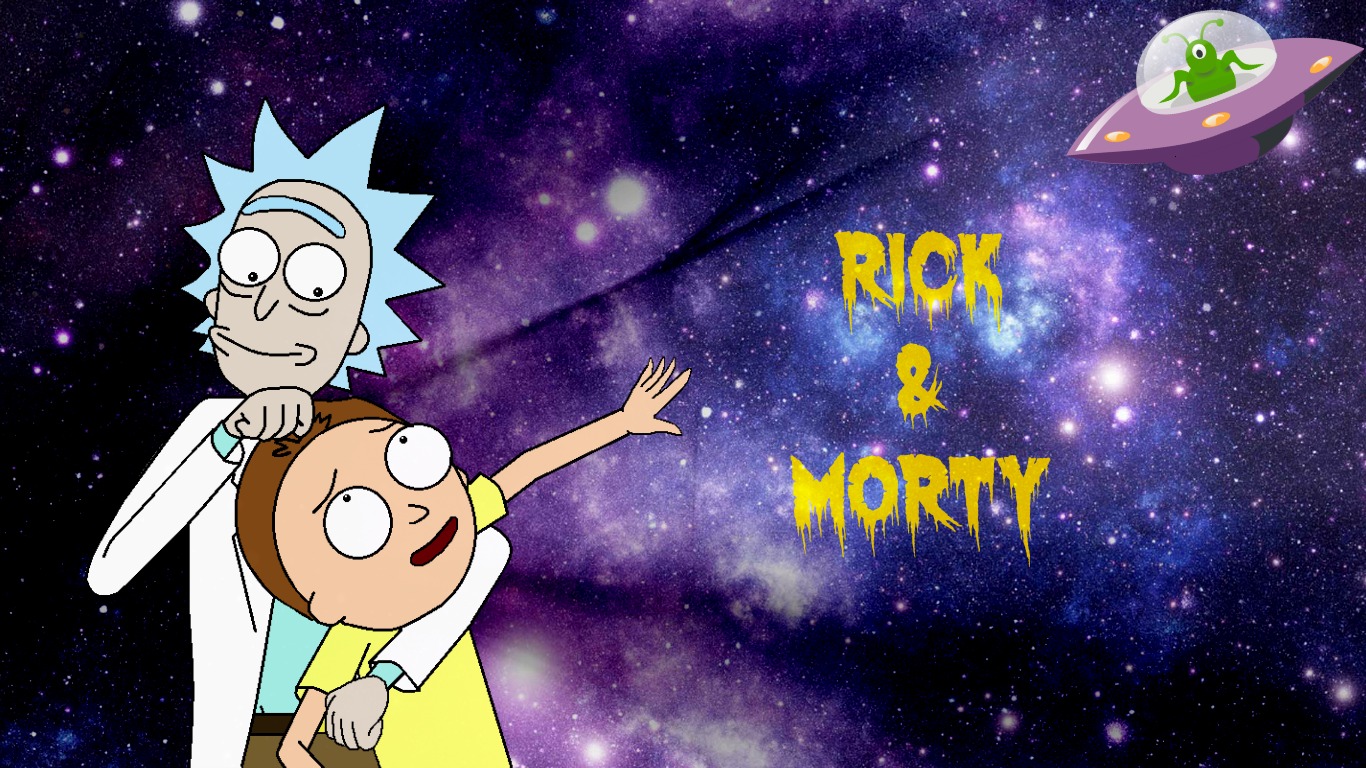 Rick And Morty In Outer Space Wallpapers