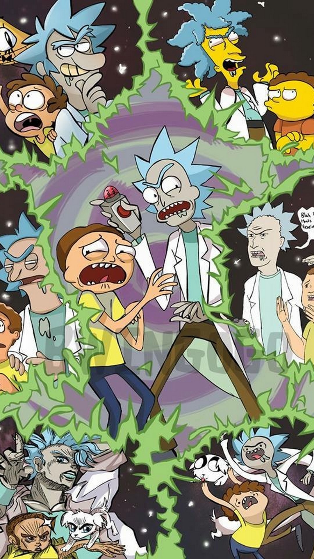 Rick And Morty Iphone Wallpapers