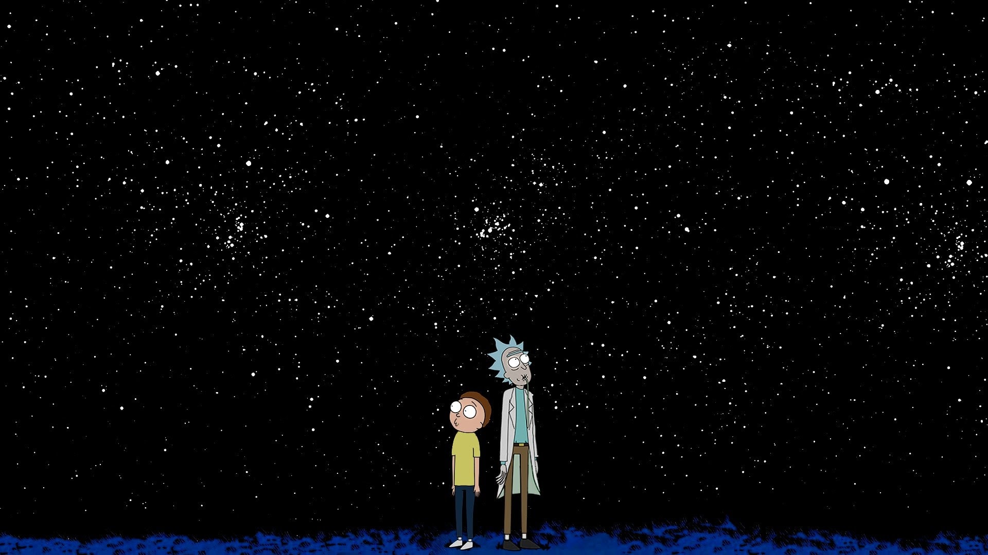 Rick And Morty Minimal Wallpapers