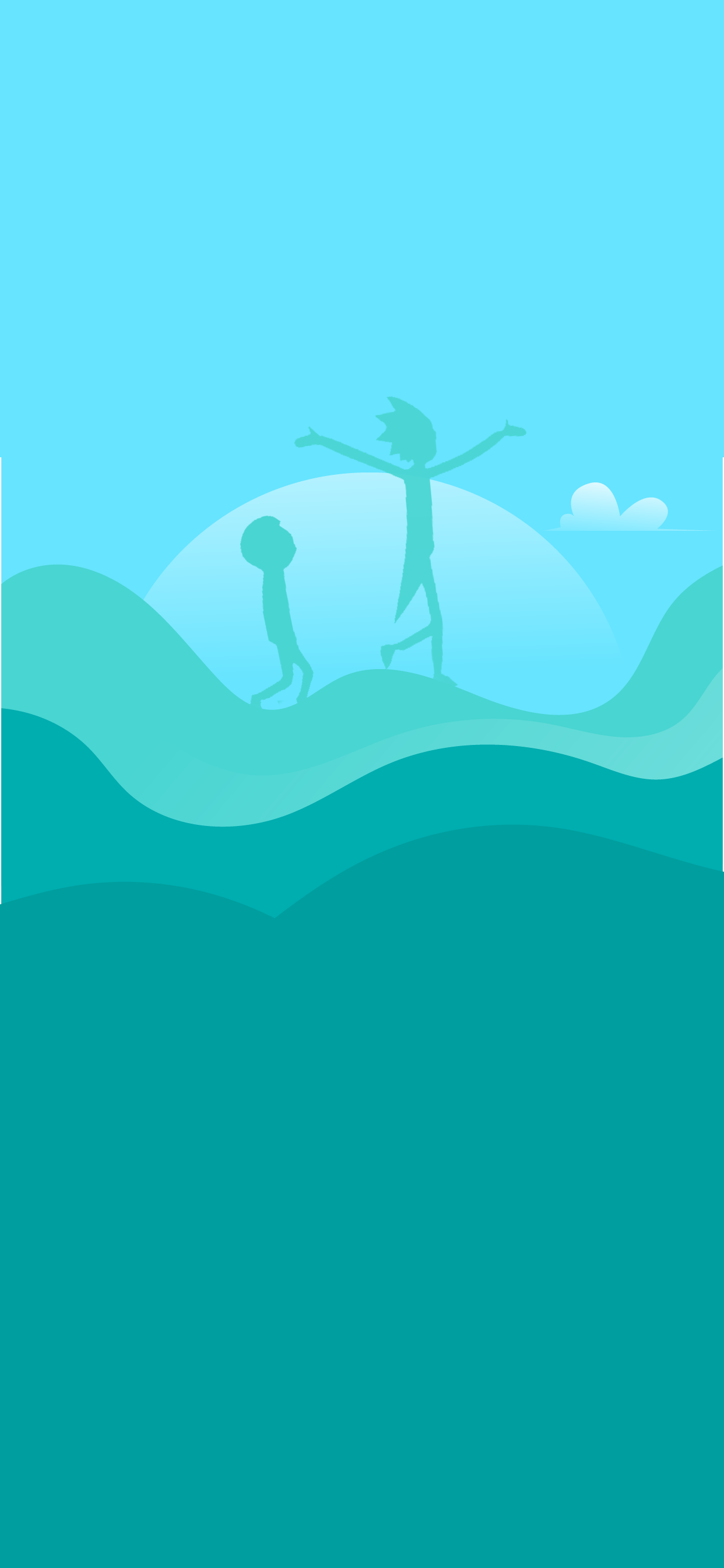 Rick And Morty Minimal Wallpapers