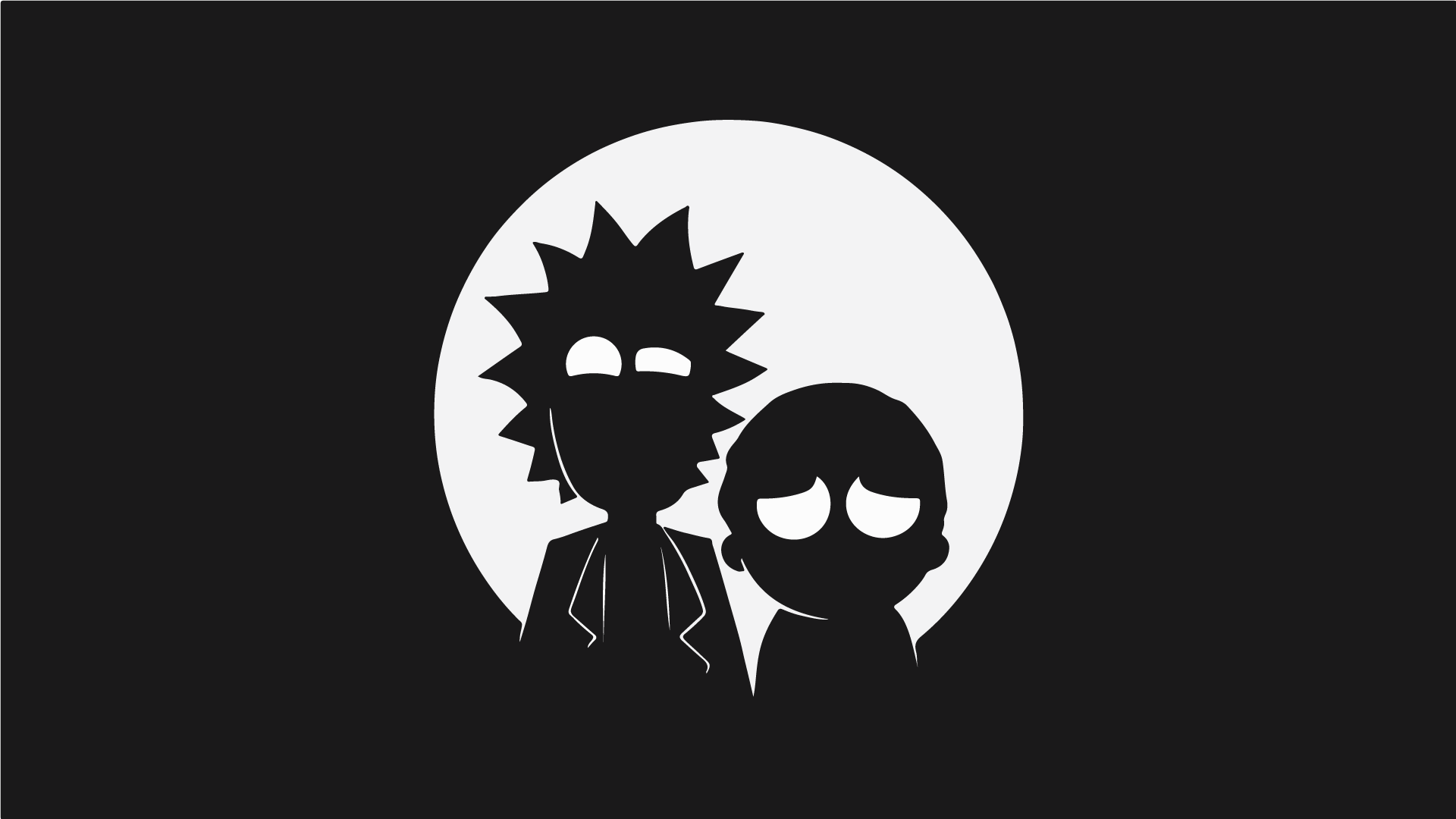 Rick And Morty Minimal Wallpapers