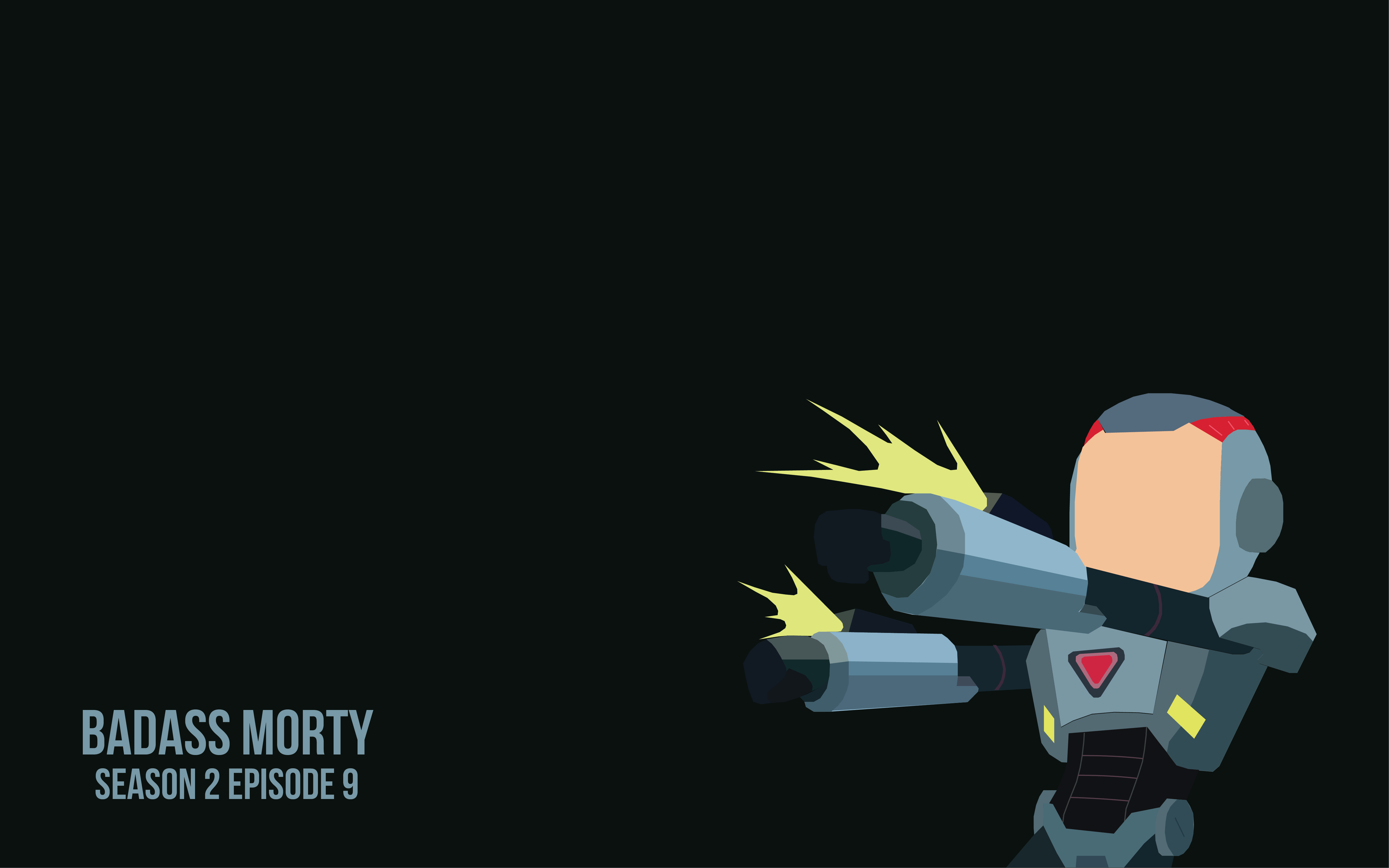 Rick And Morty Minimalist Wallpapers