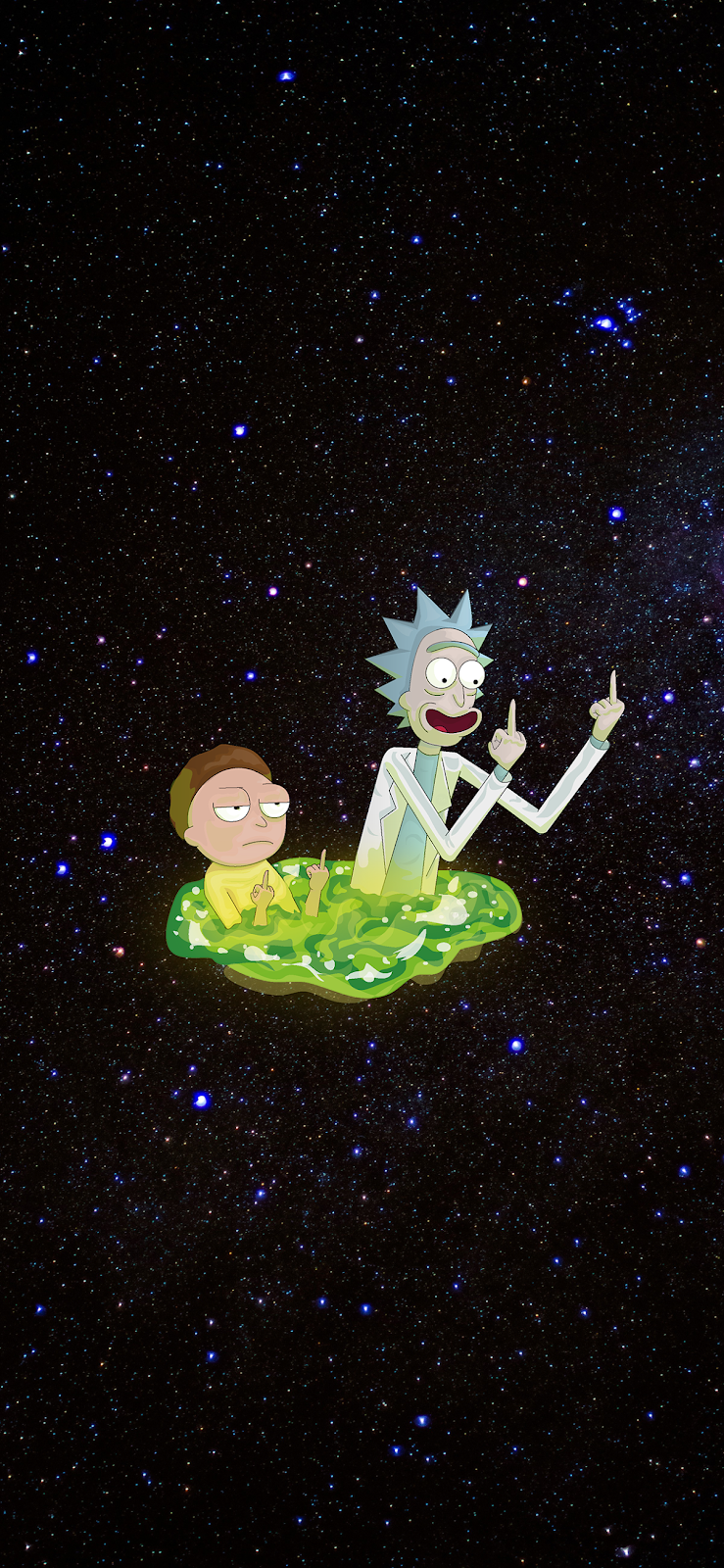 Rick And Morty Outer Space Wallpapers