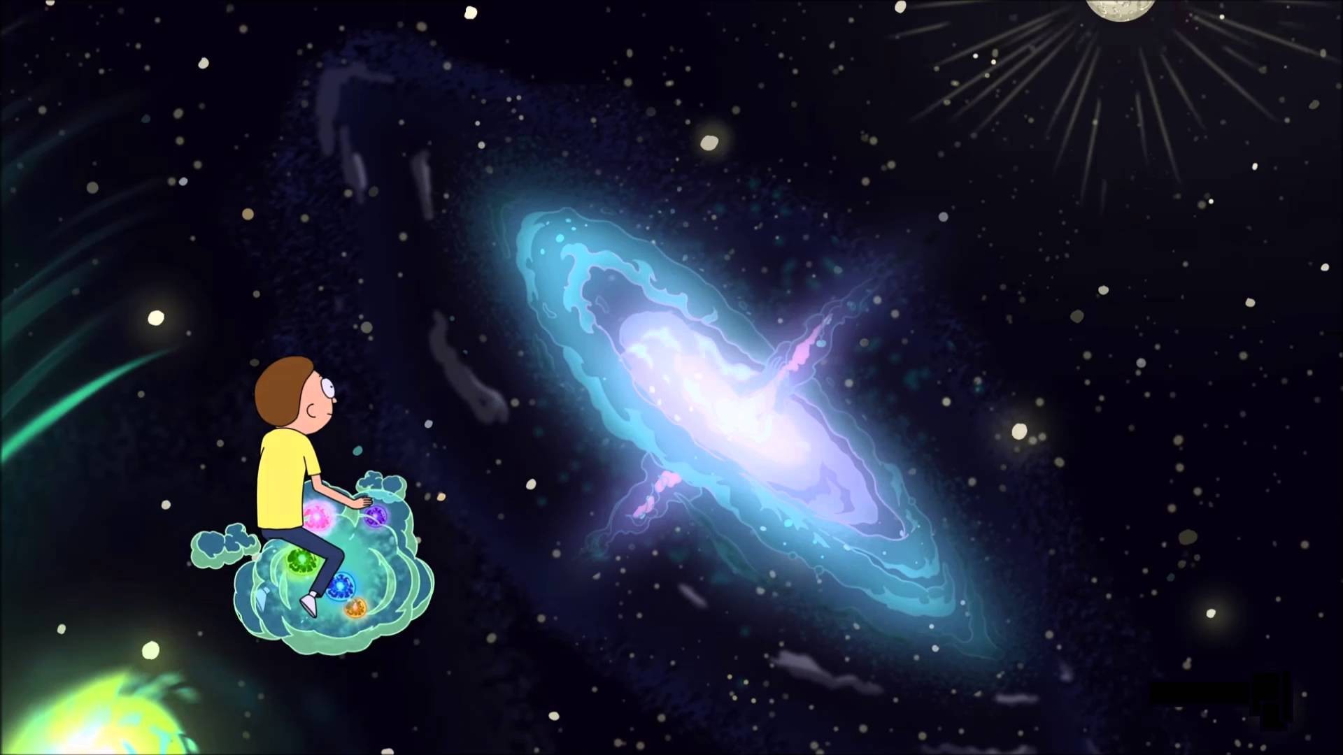 Rick And Morty Outer Space Wallpapers