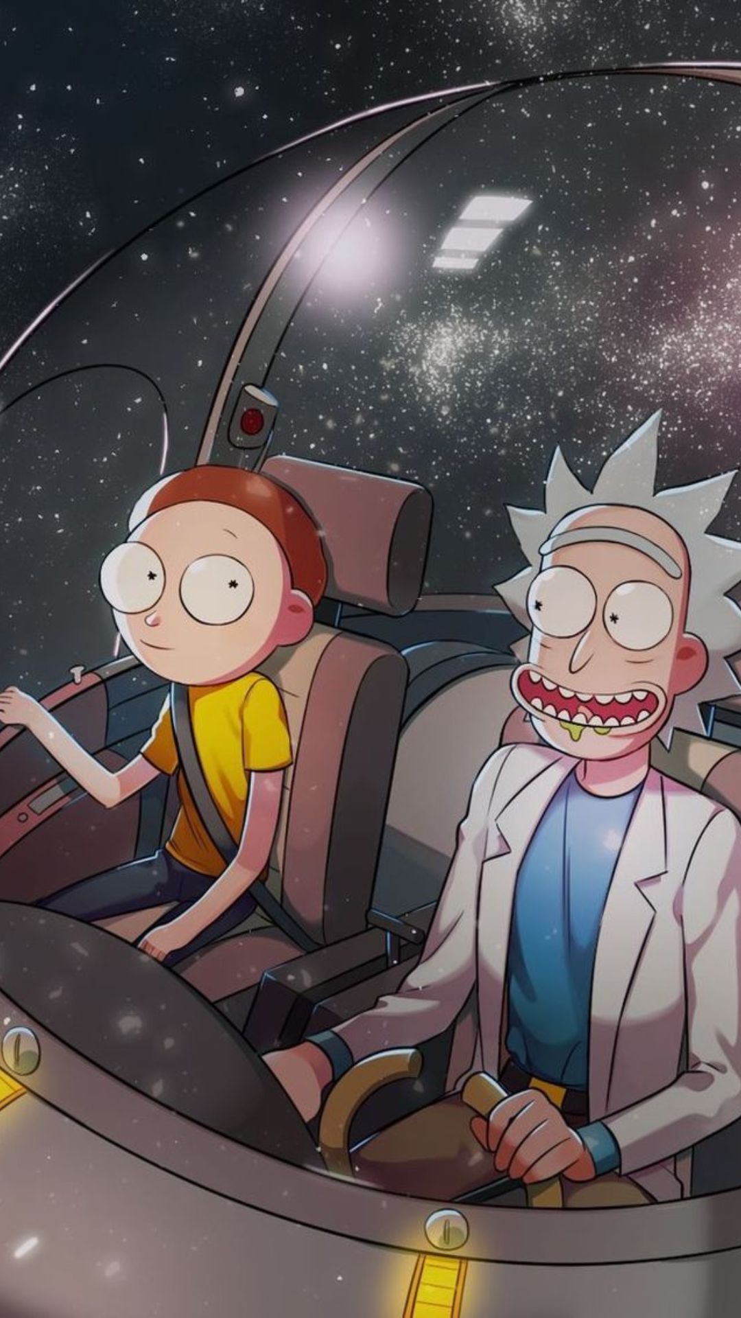 Rick And Morty Outer Space Wallpapers