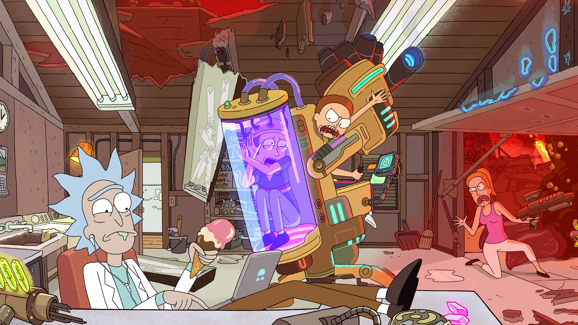 Rick And Morty Pawn Shop Wallpapers