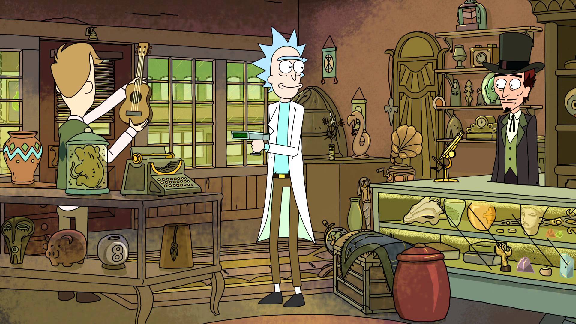 Rick And Morty Pawn Shop Wallpapers